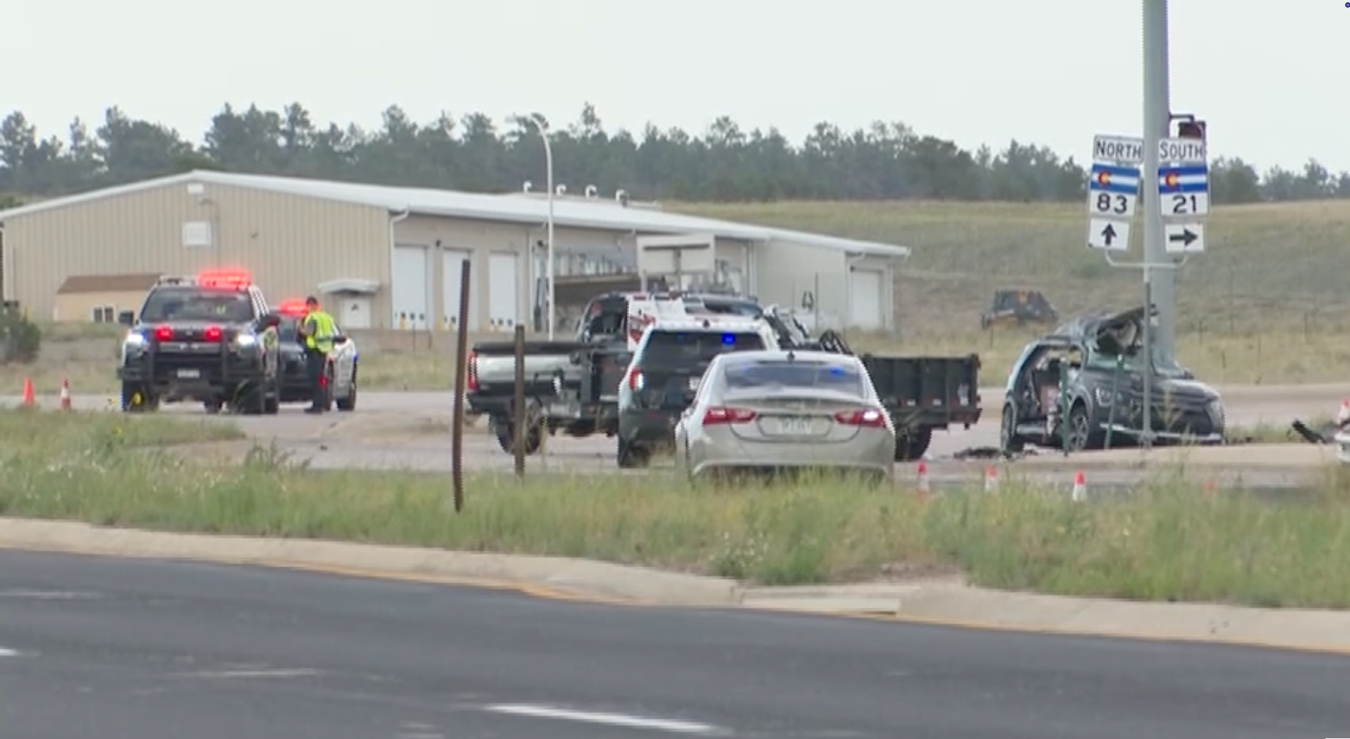 Fatal Crash at Highway 83 and North Powers Boulevard