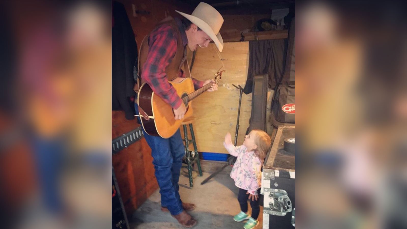 Ned LeDoux and his daughter