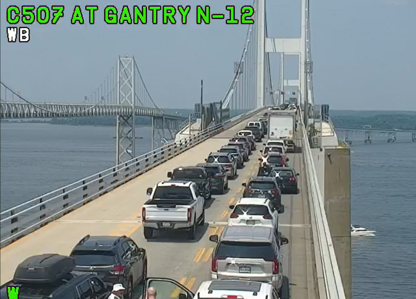 Traffic at standstill on Bay Bridge after crash