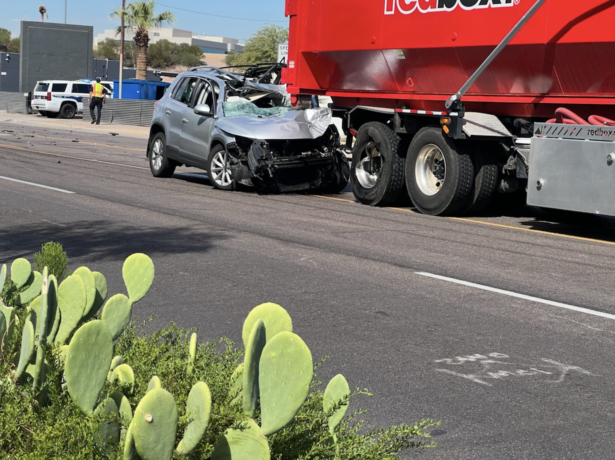 48th St and Van Buren crash 