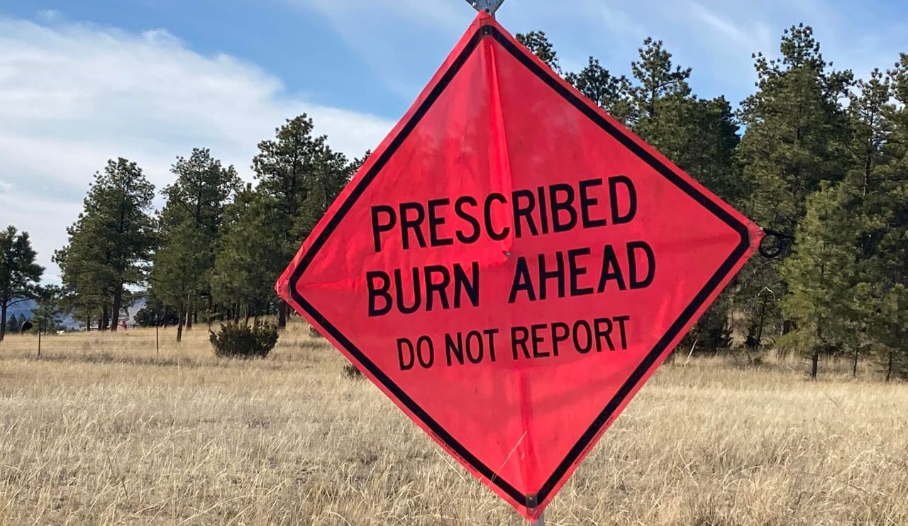 Prescribed Burn Sign