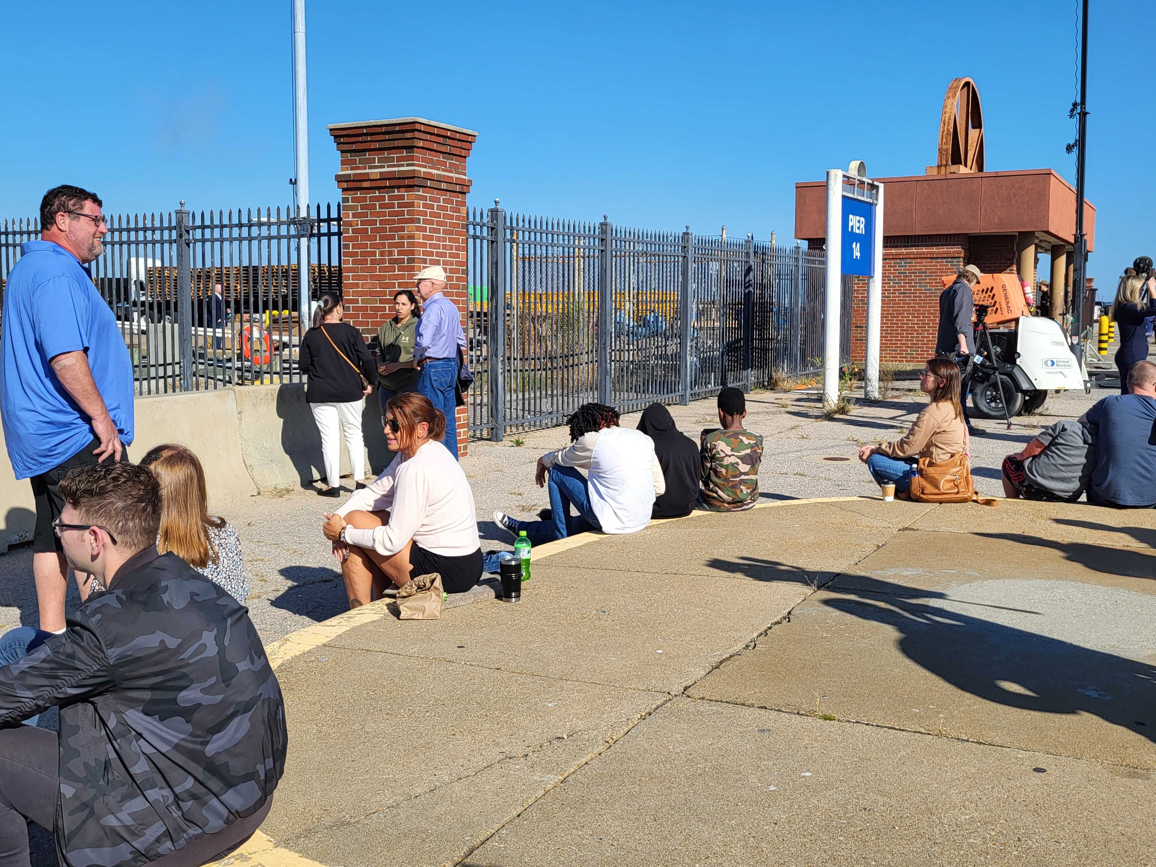 Families at Ike deployment 101323