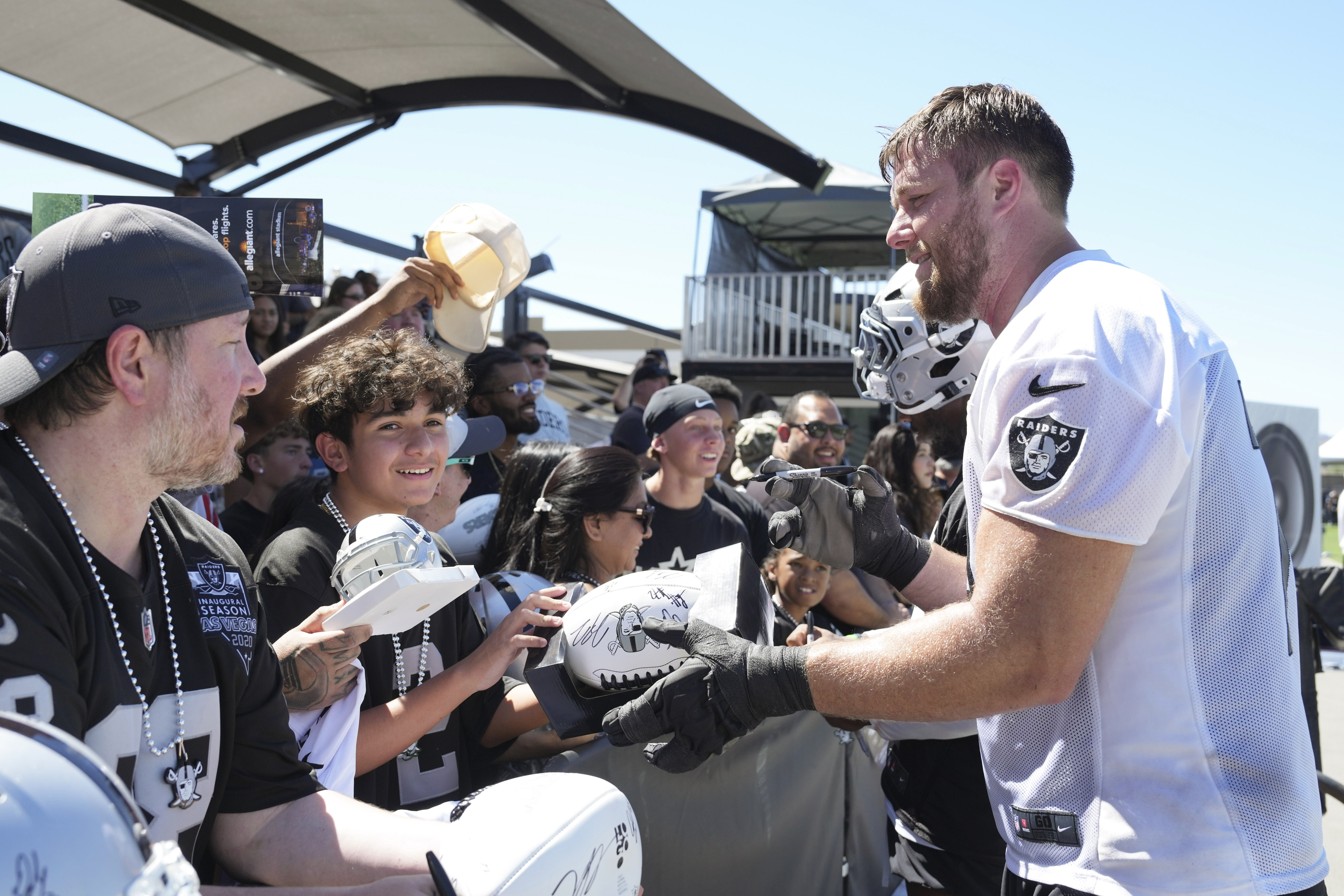 Raiders Camp Football 