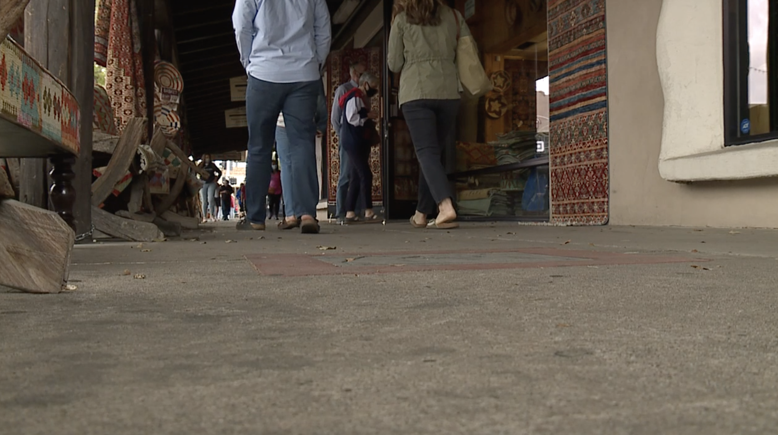 Old Town Scottsdale shopping people walking generic