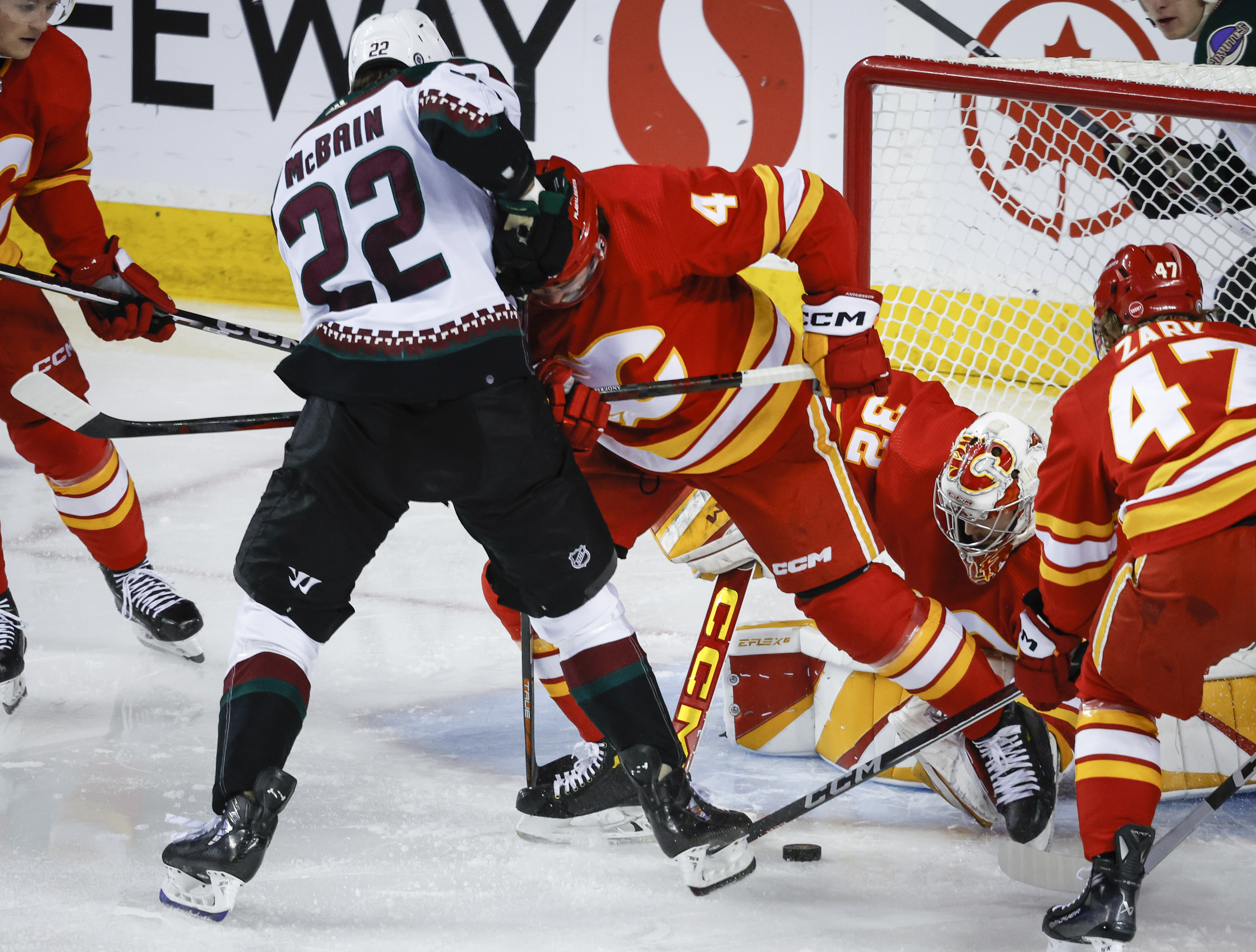 Coyotes Flames Hockey