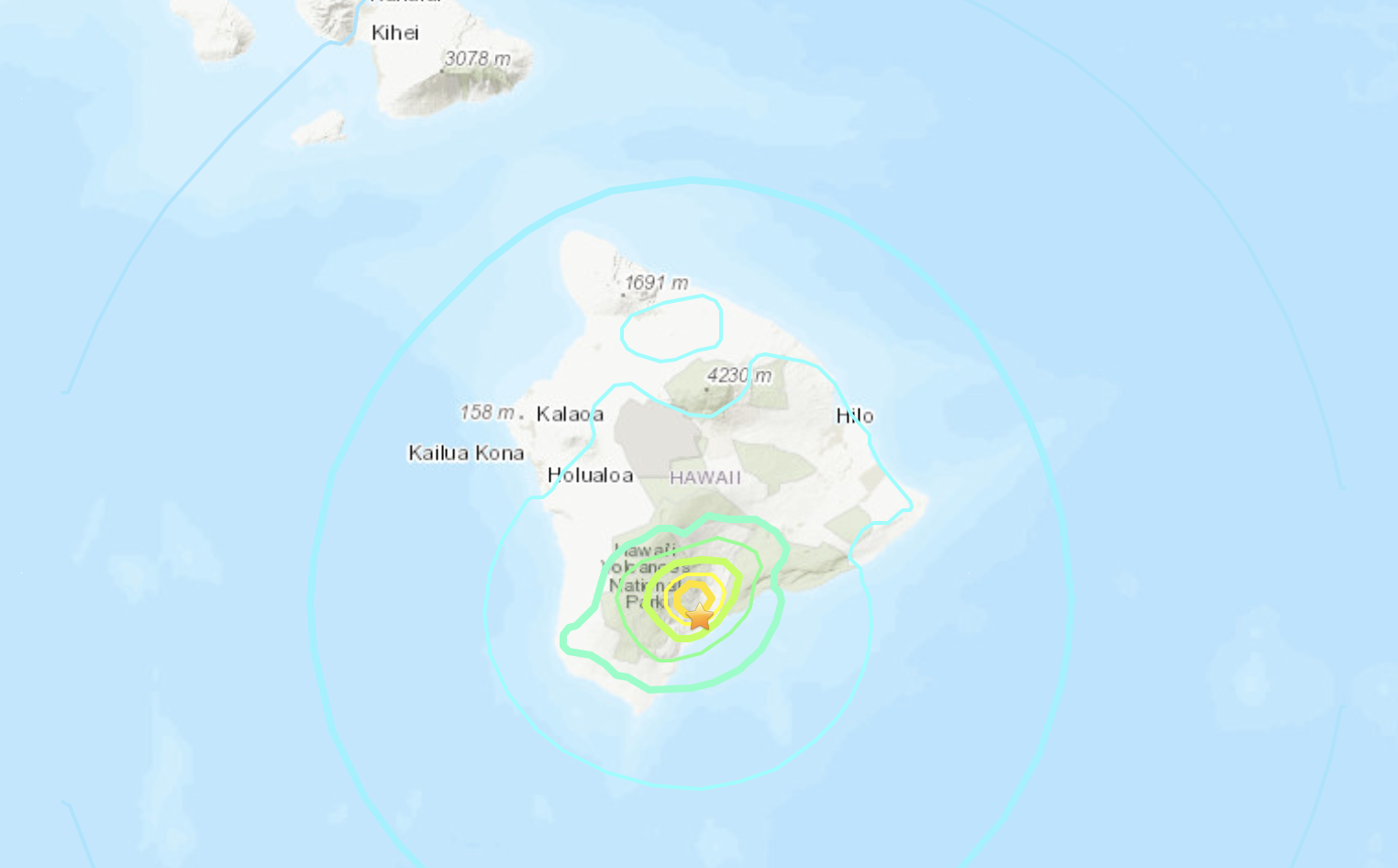 Hawaii earthquake