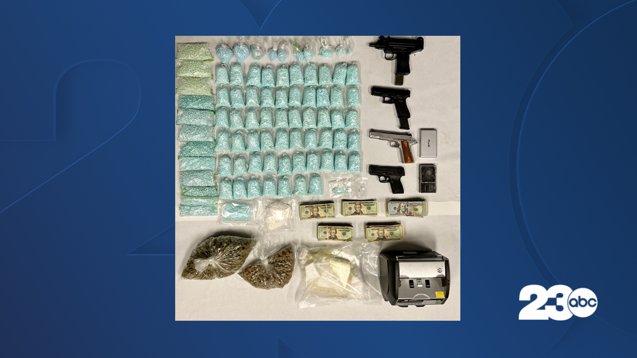 Fentanyl Pills, Drugs, Guns