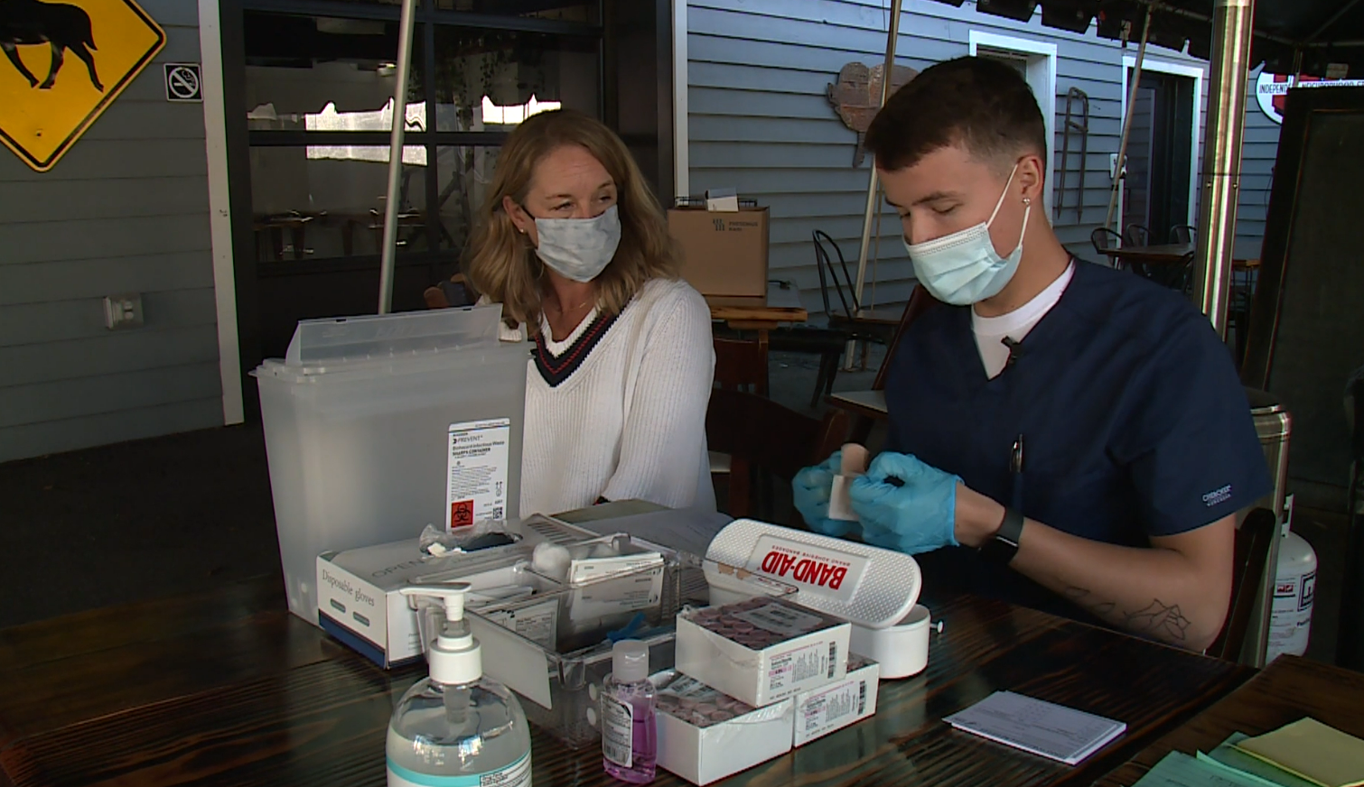 Richmond restauranteur hosts COVID-19 booster clinic: ‘We are very fortunate here’