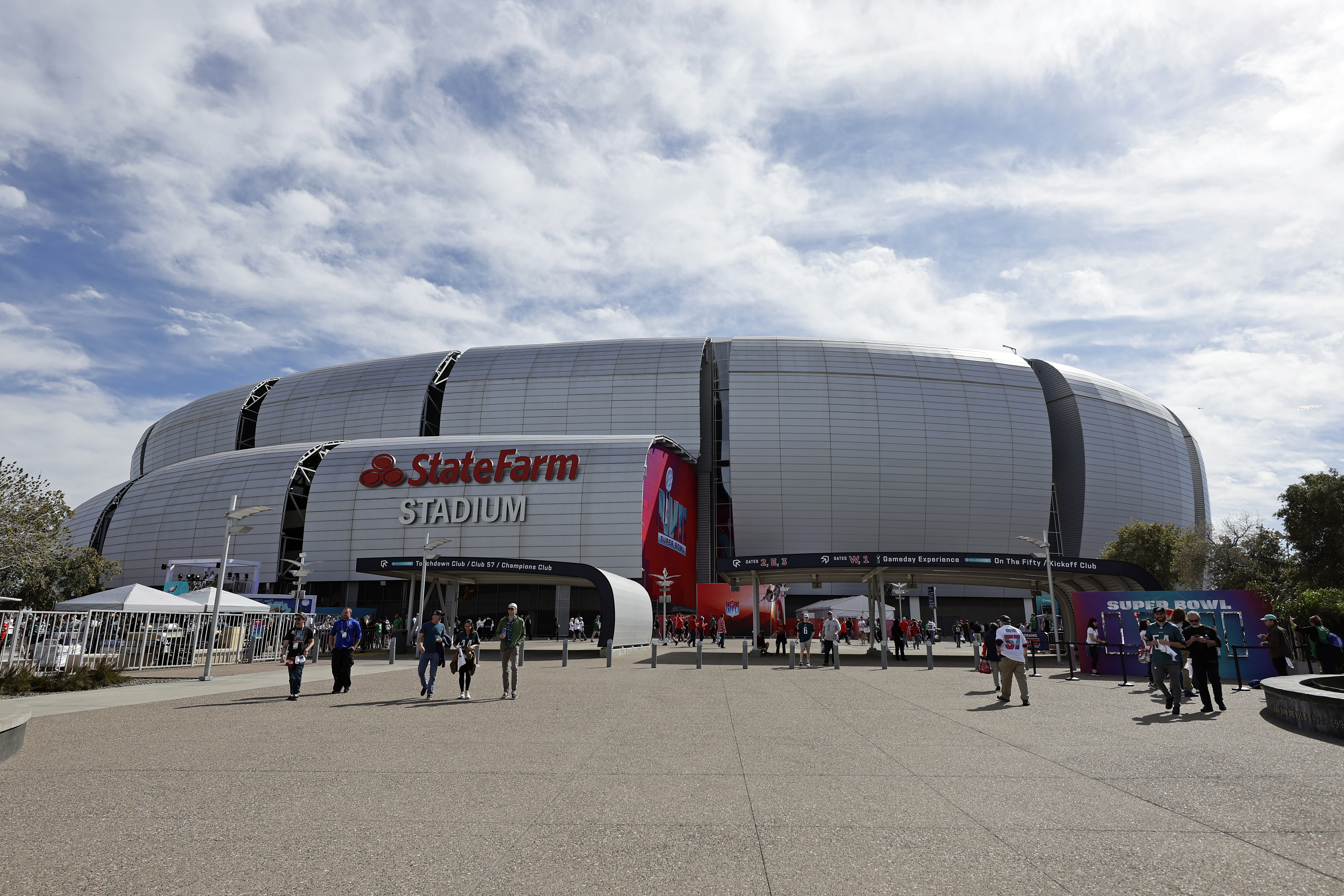Exterior of stadium