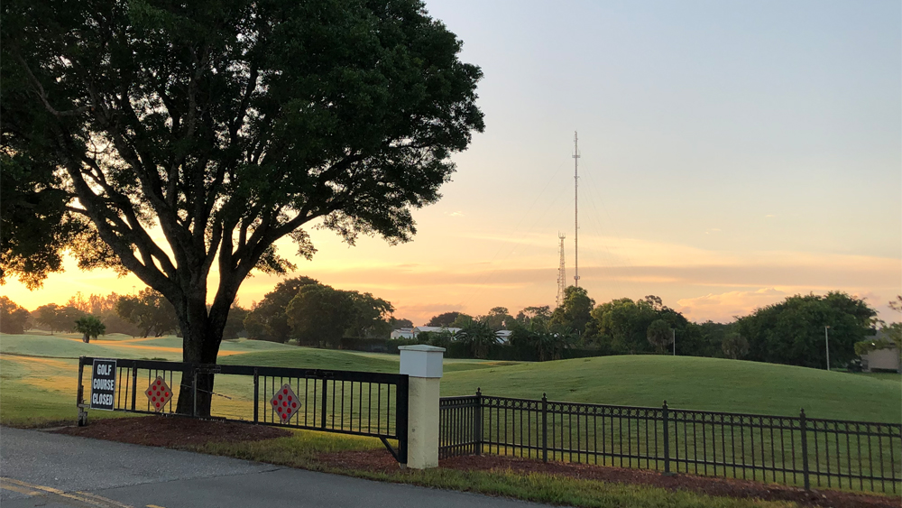 Boca Raton Municipal Golf Course, site of a proposed 400-foot communications tower in southern Palm Beach County.