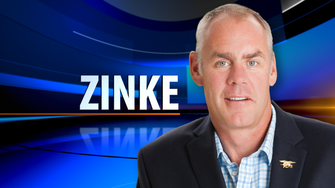 Zinke files to run for new MT Congressional District