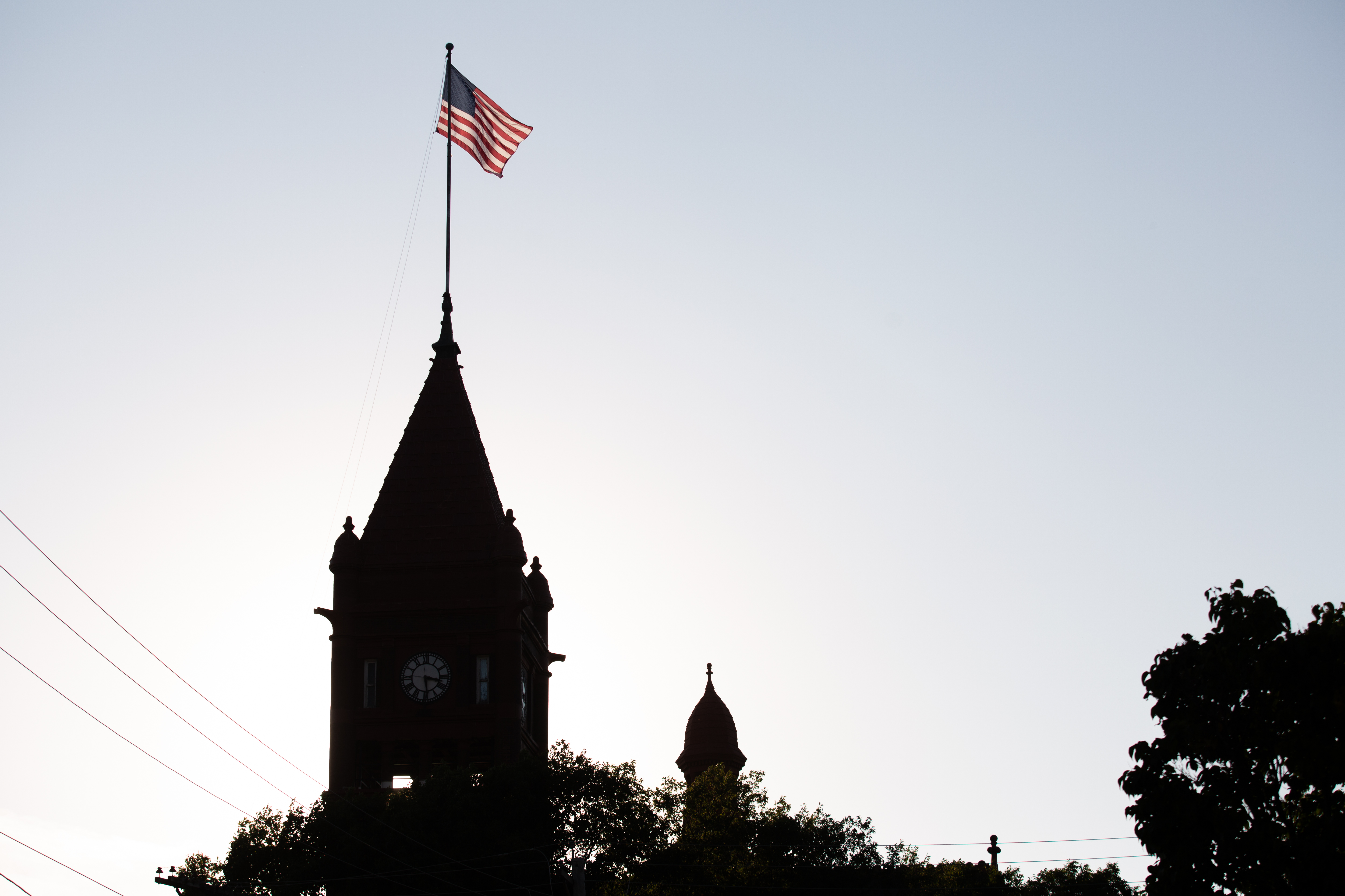 Montgomery County Courthouse Silhouette