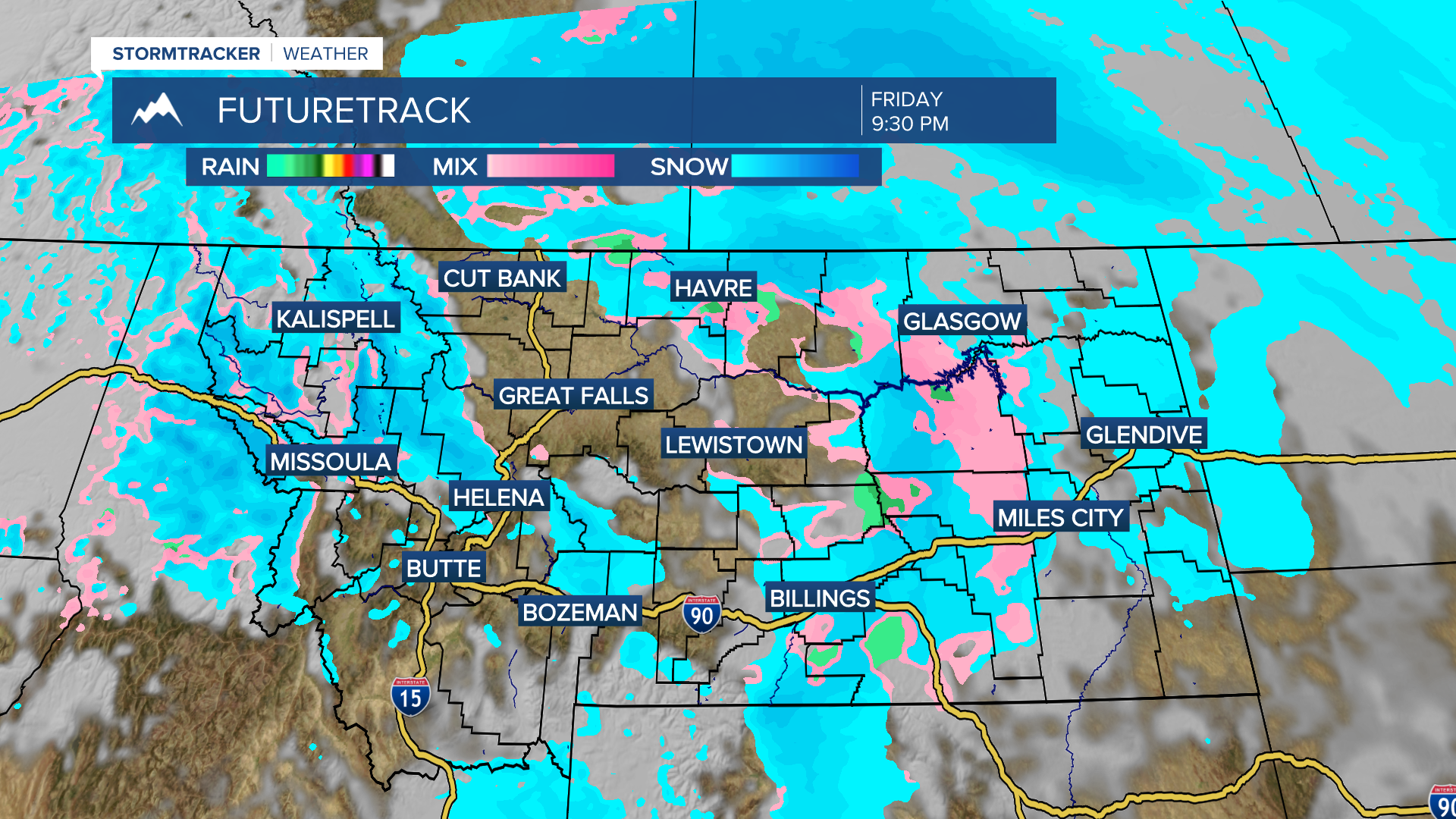Snow/rain mix hits western Montana Friday, Feb. 4 