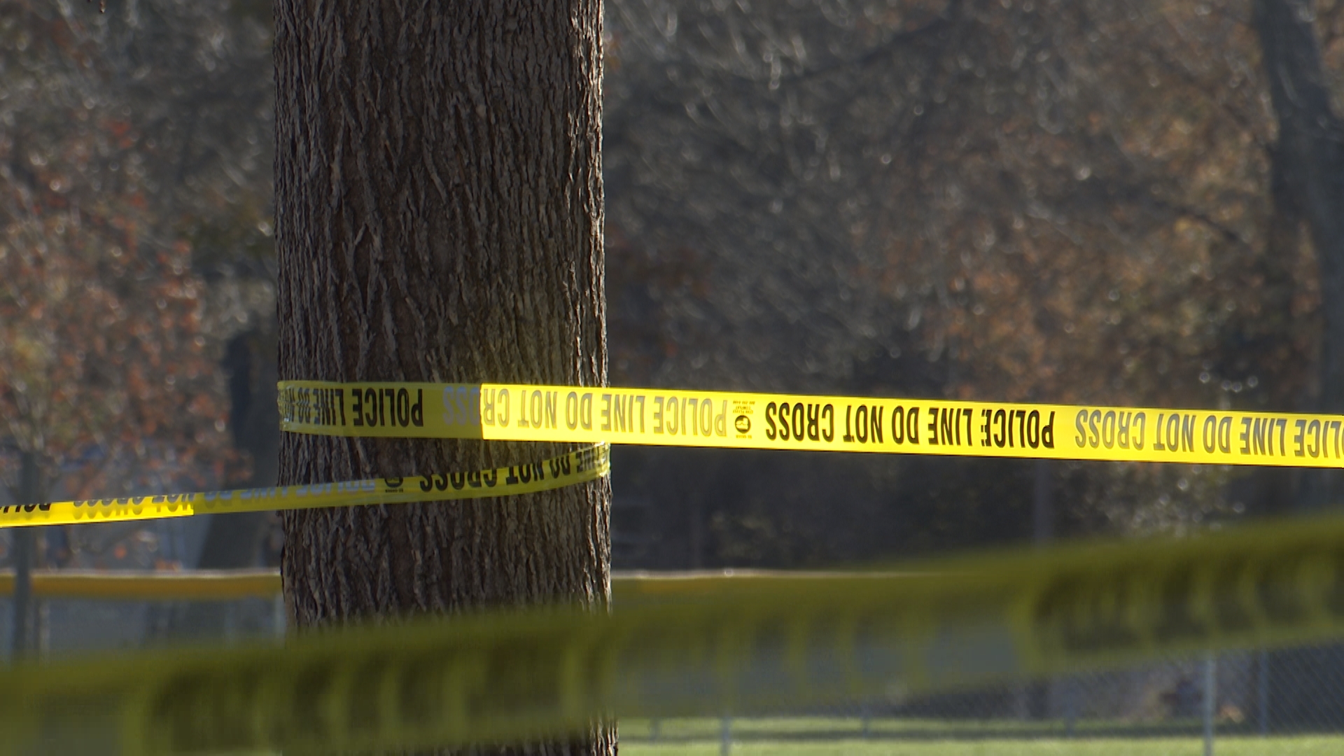 Police tape around South Park