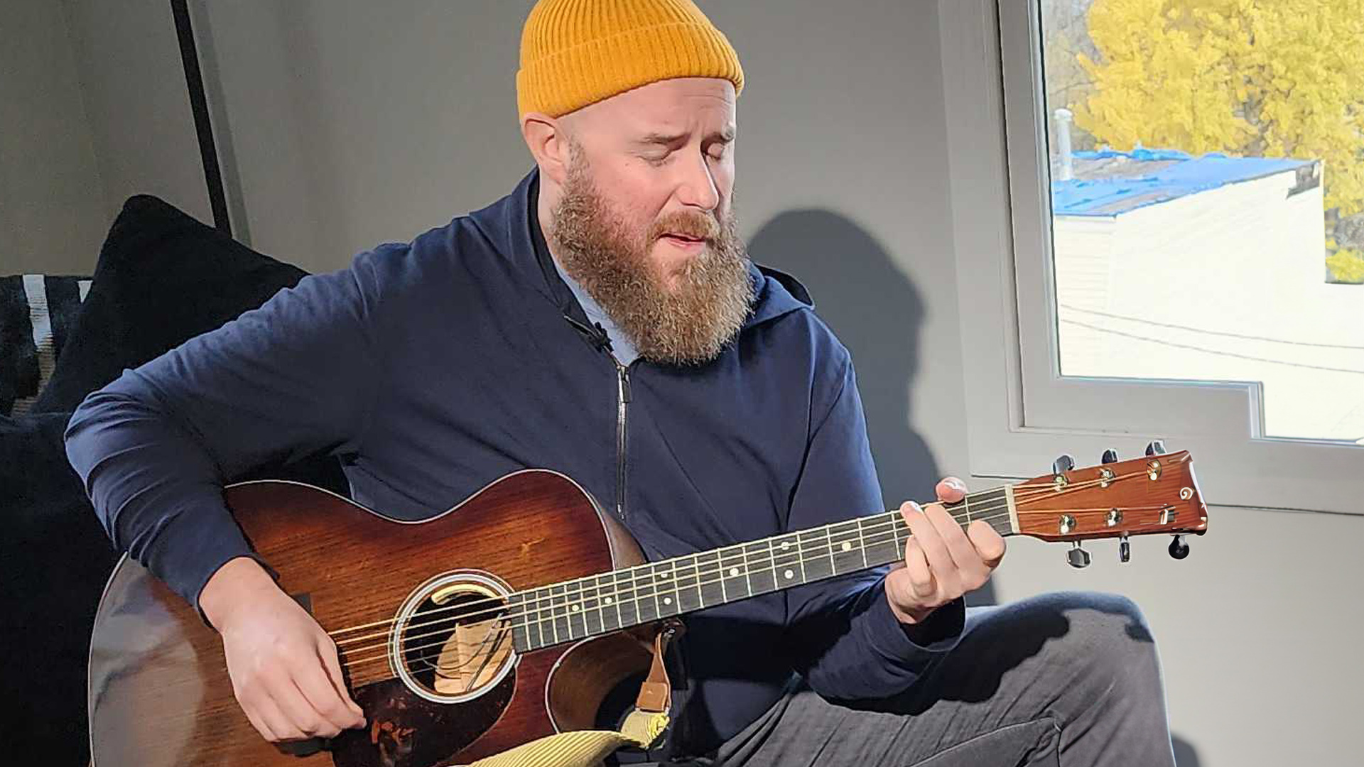 Brian Martin performs