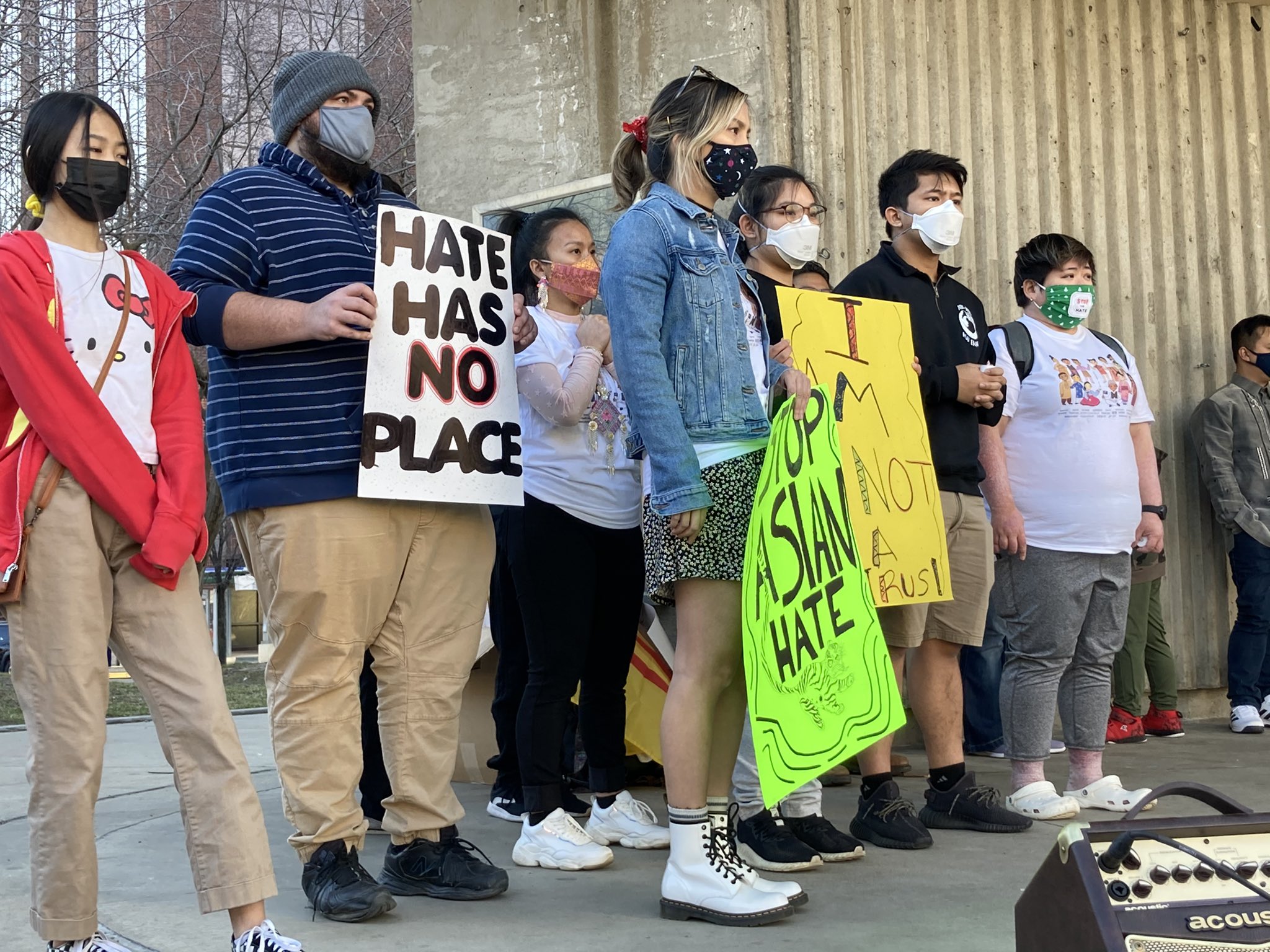Dozens show support for local AAPI community in wake of Atlanta shootings, increased violence 