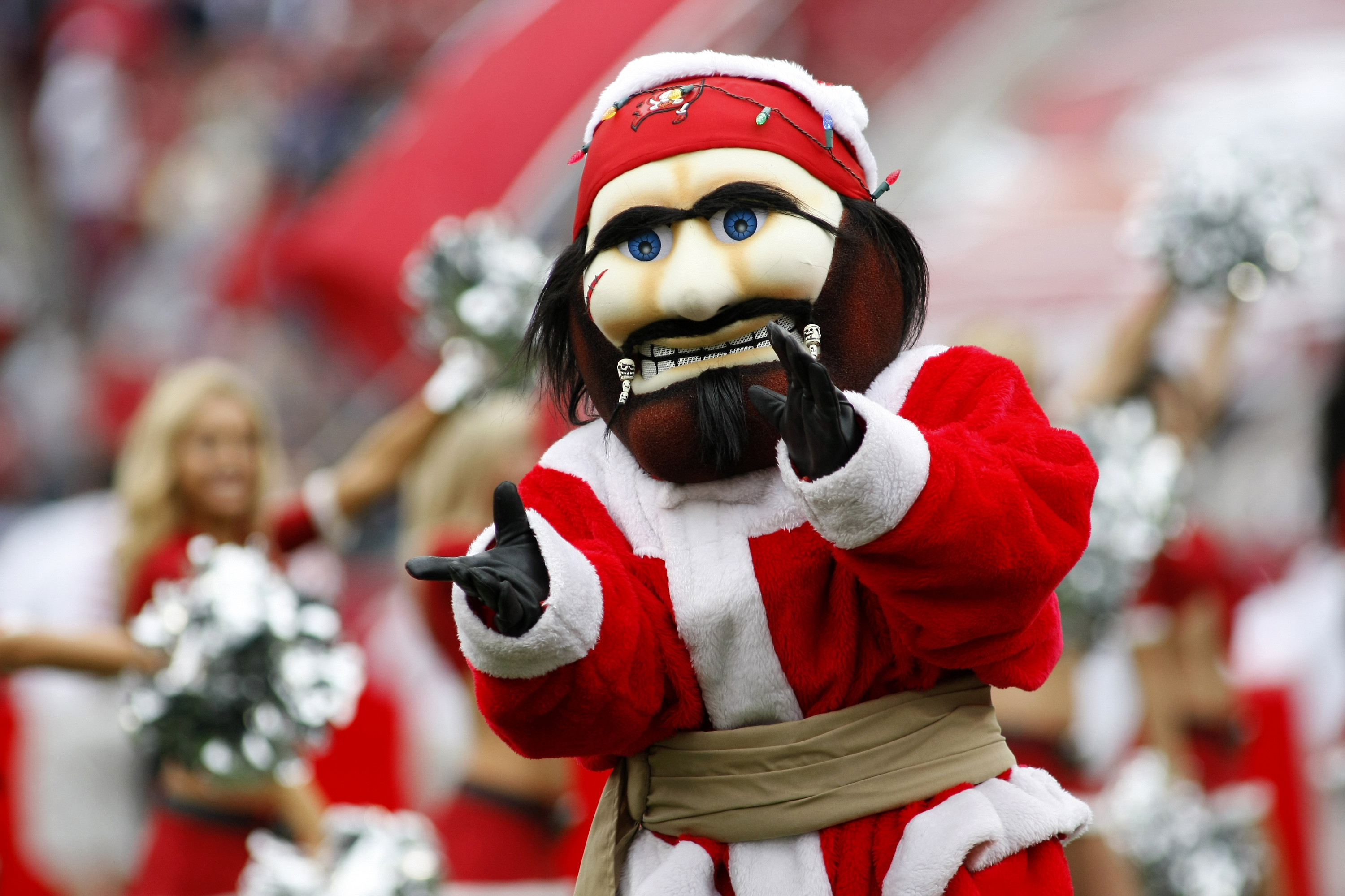 Captain Fear, Bucs mascot