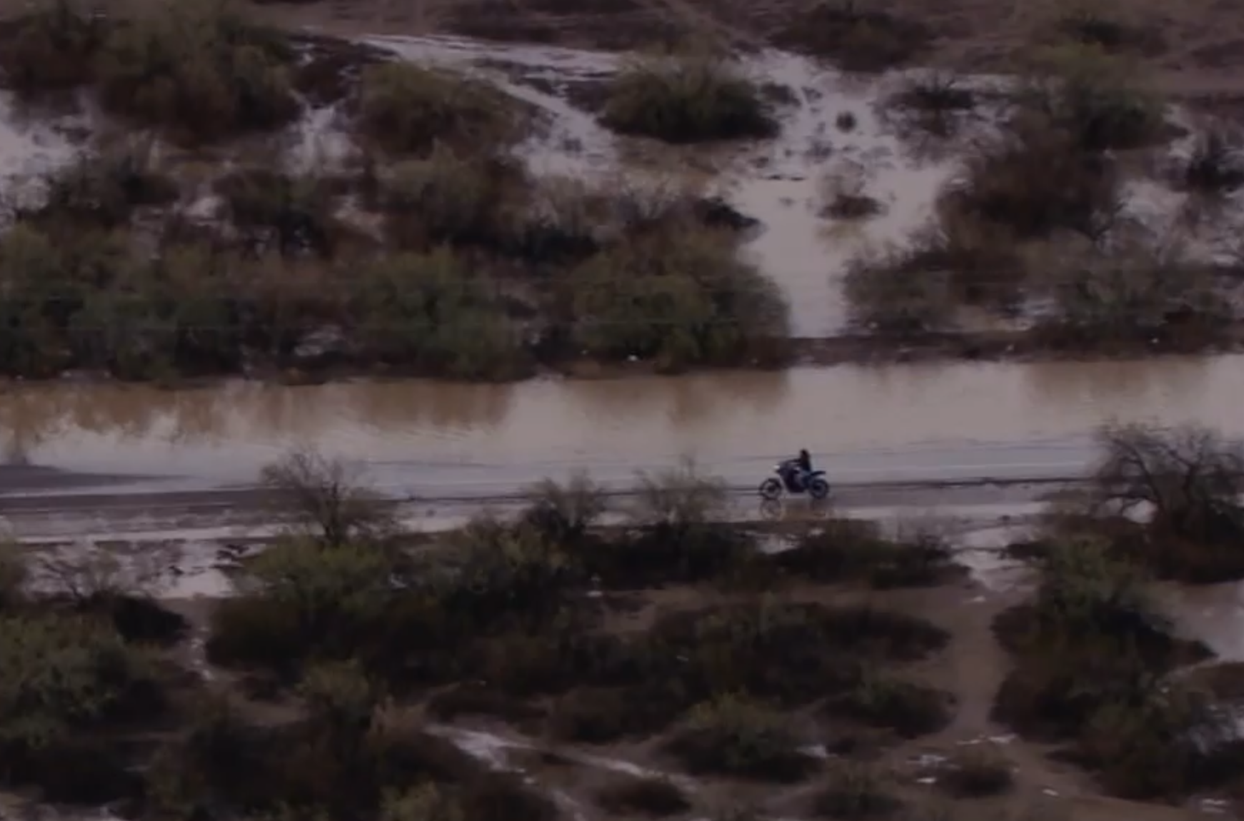 Tonopah wet roads flooding 11-18-25