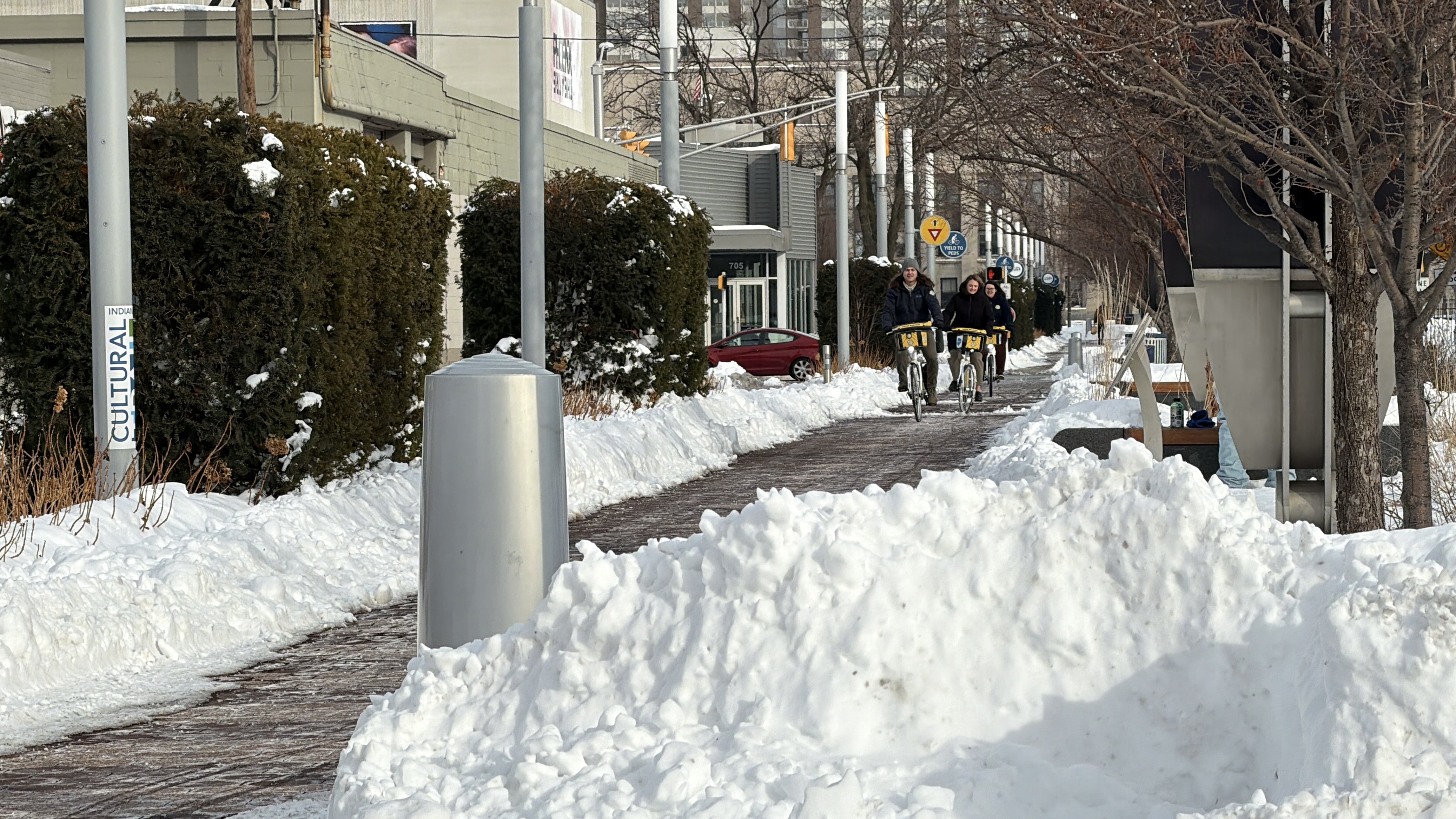 Pacers Bikeshare winter 