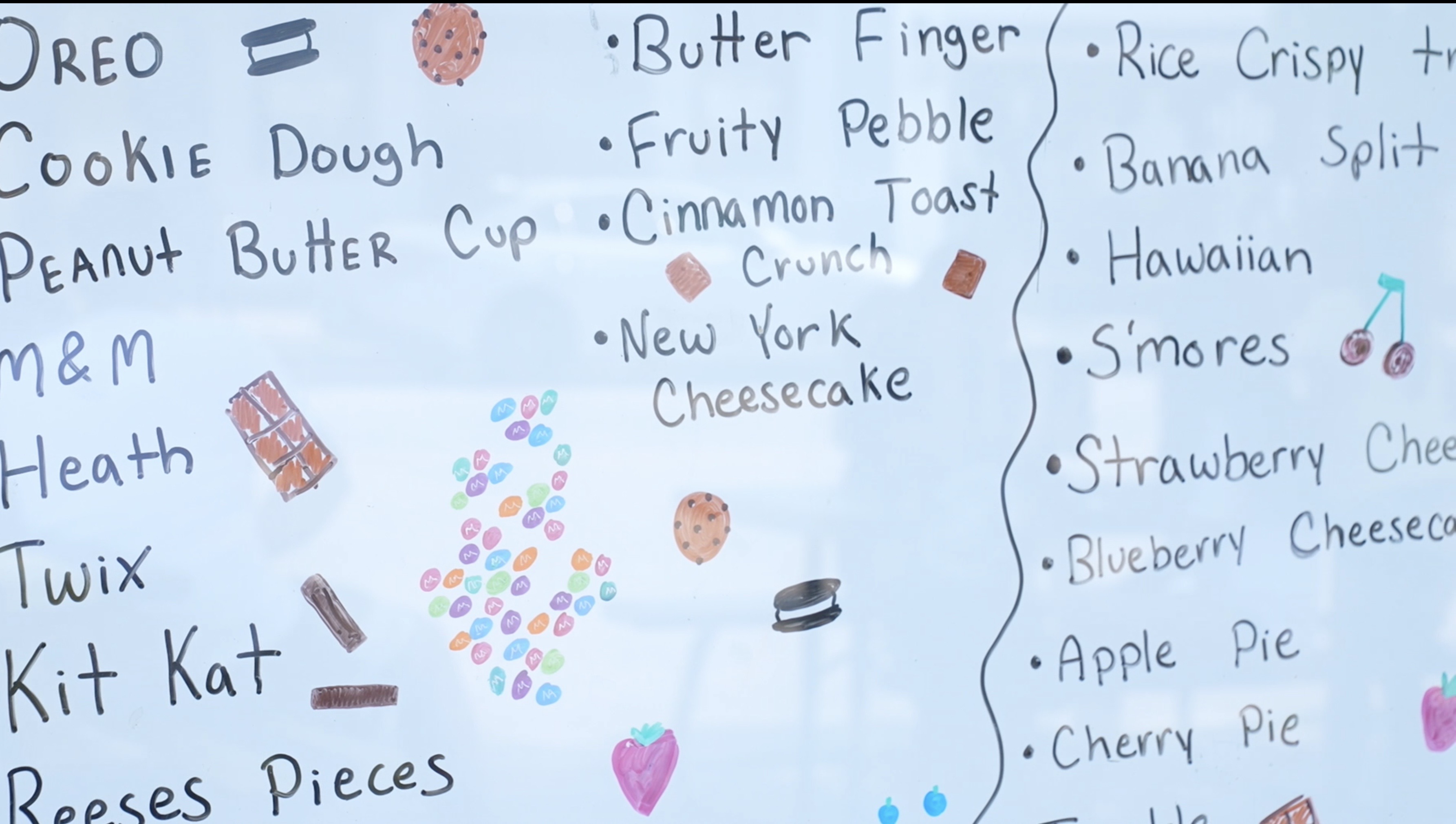 Artic Corner menu