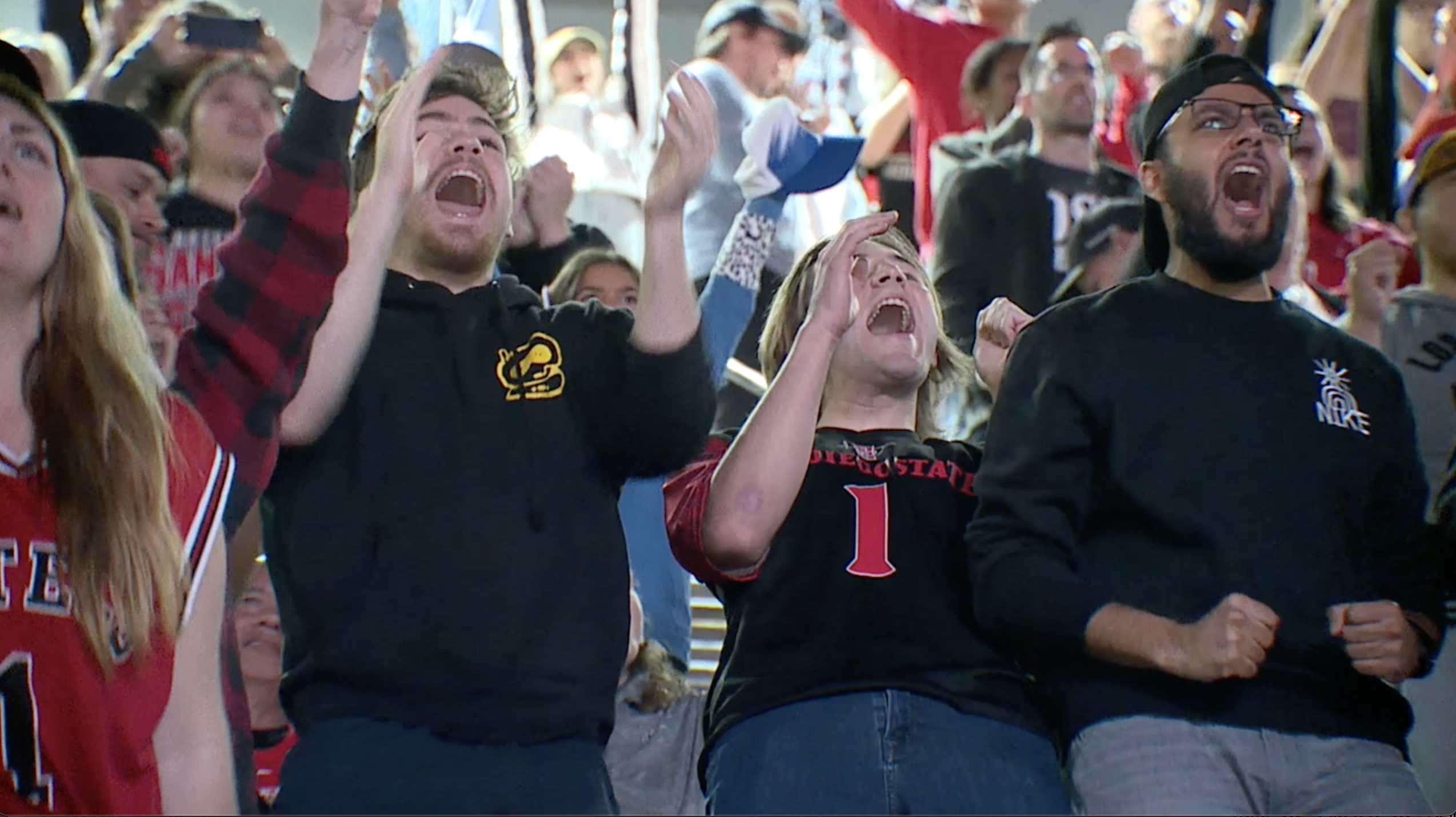 Viejas arena crowd elite eight watch party hype