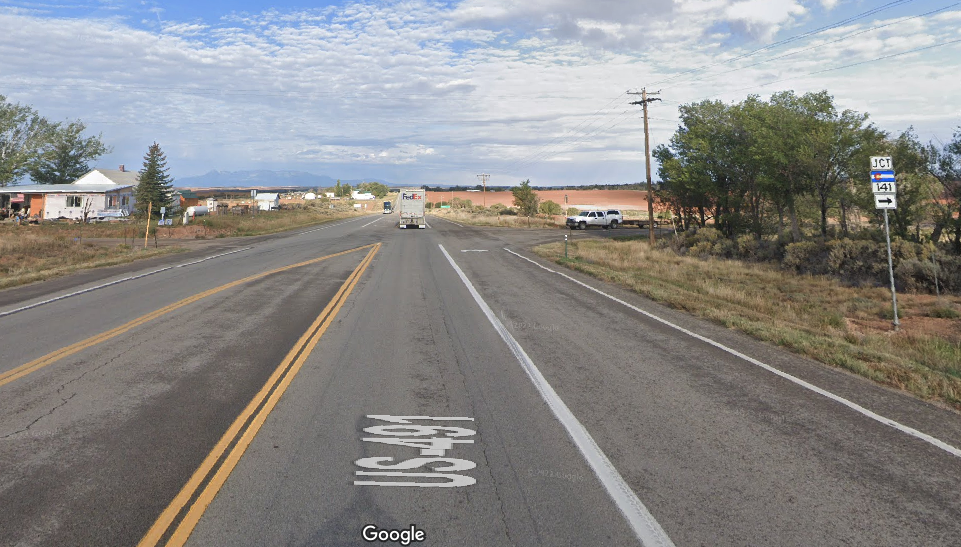 Highway 491 in Dolores County