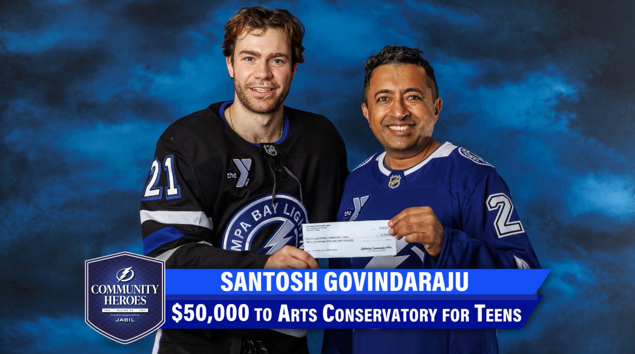 Tampa Bay Lightning Community Hero: Santosh Govindaraju