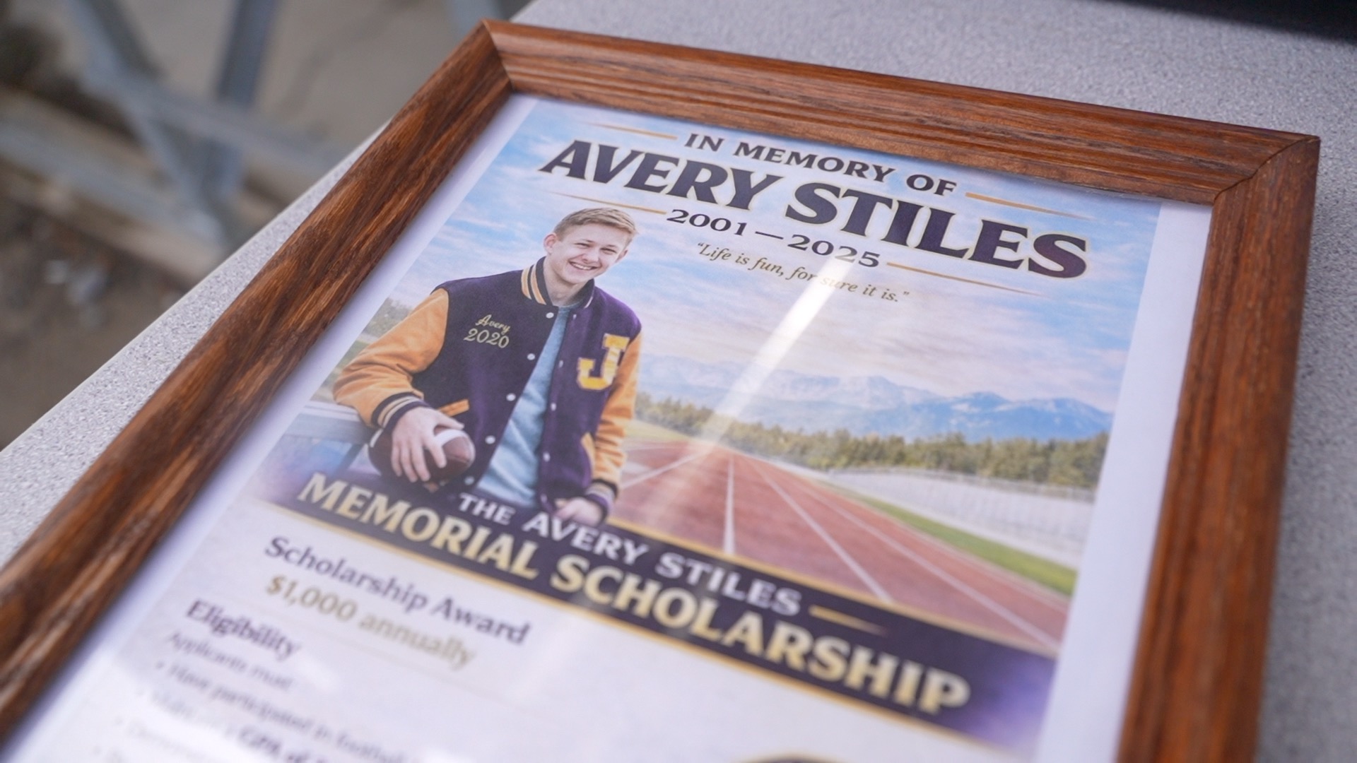 Avery Stiles Memorial Invite
