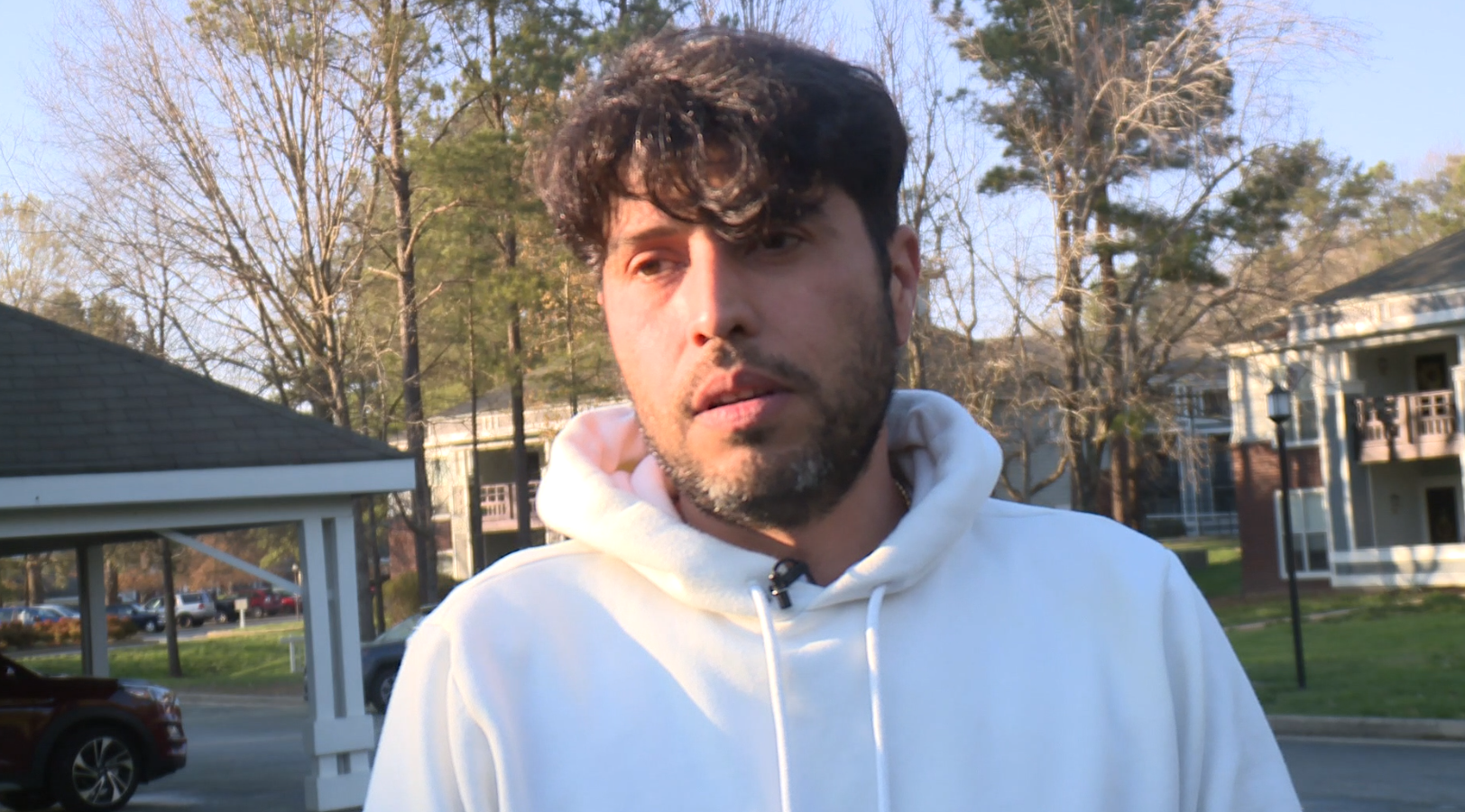 After his wife was allegedly attacked while taking out the trash, Chesterfield man shares words of caution