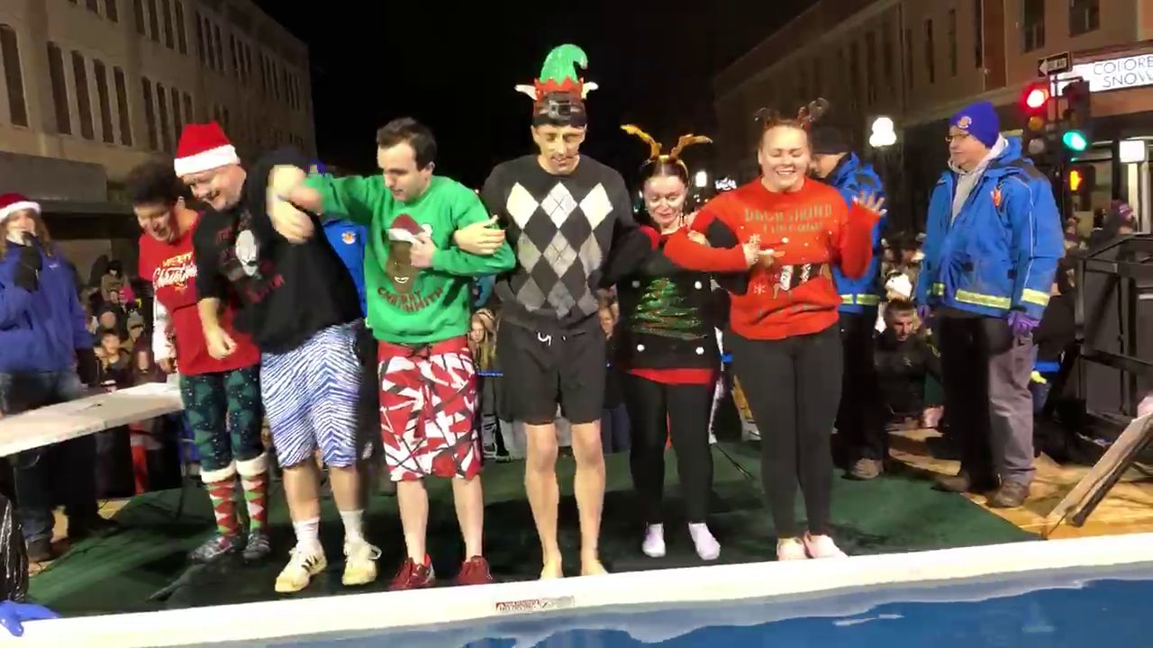Team KRTV at the 2021 Polar Plunge