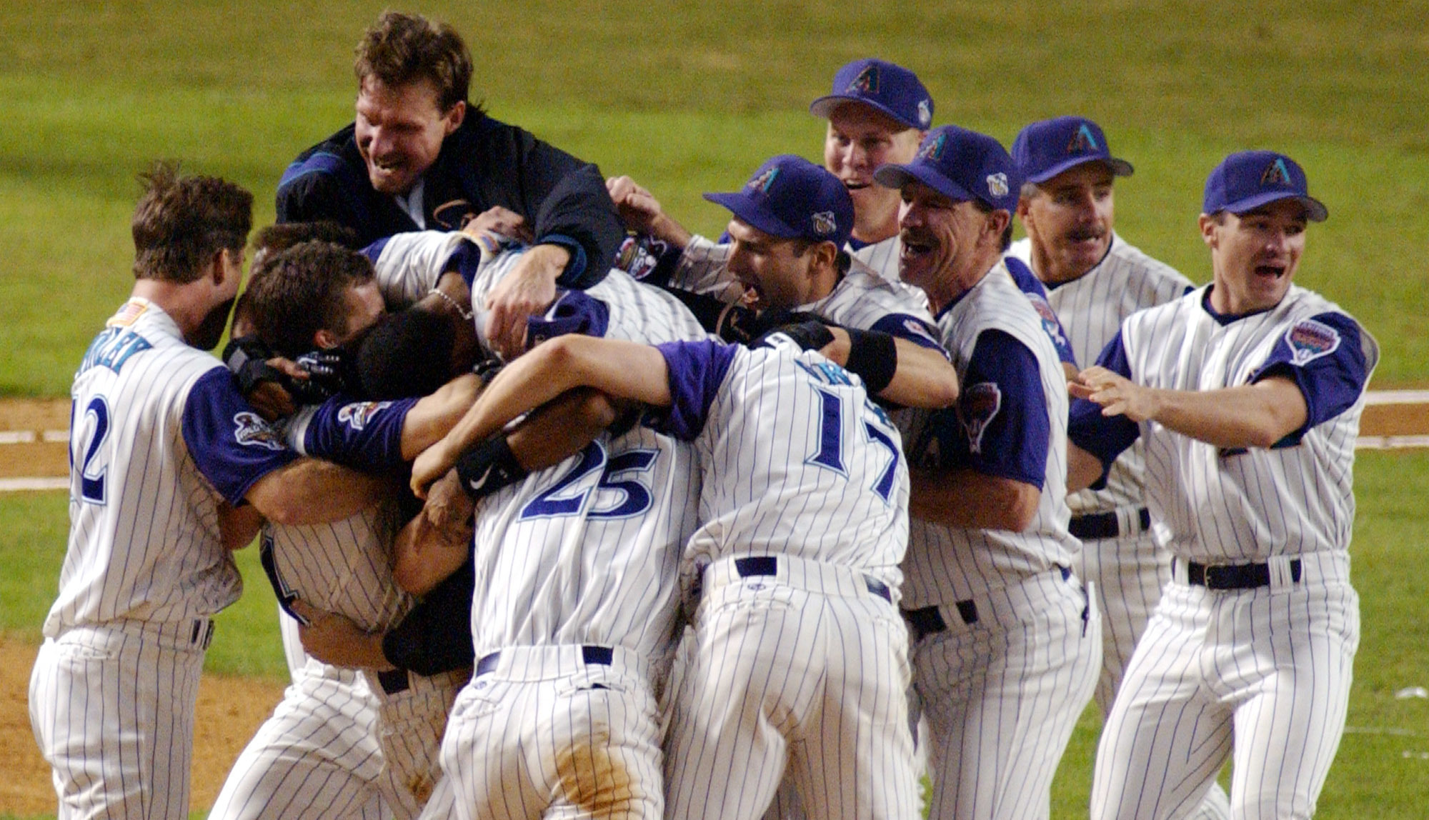 2001 world series celebration