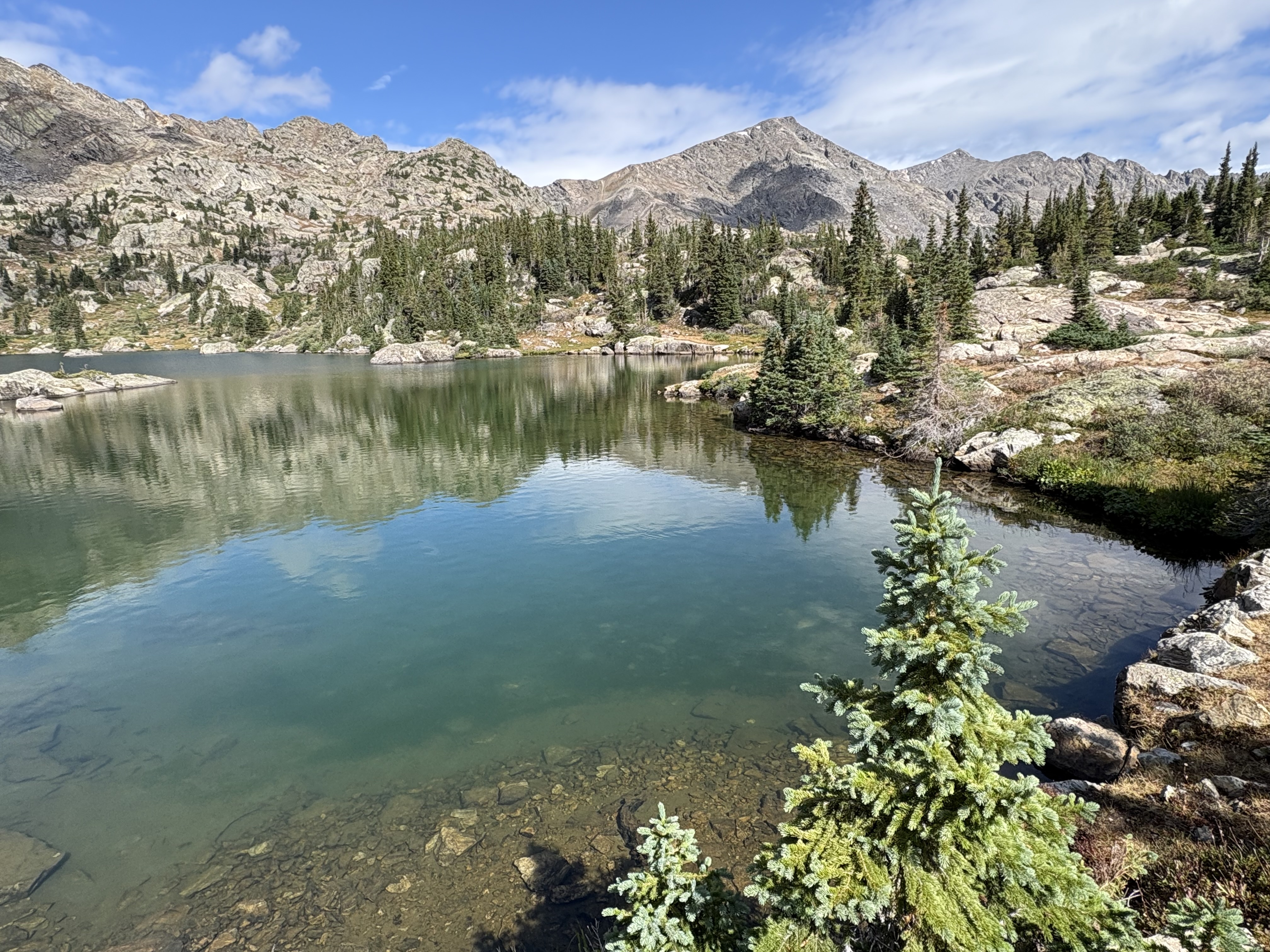 Cleveland Lake in the Holy Cross Wilderness