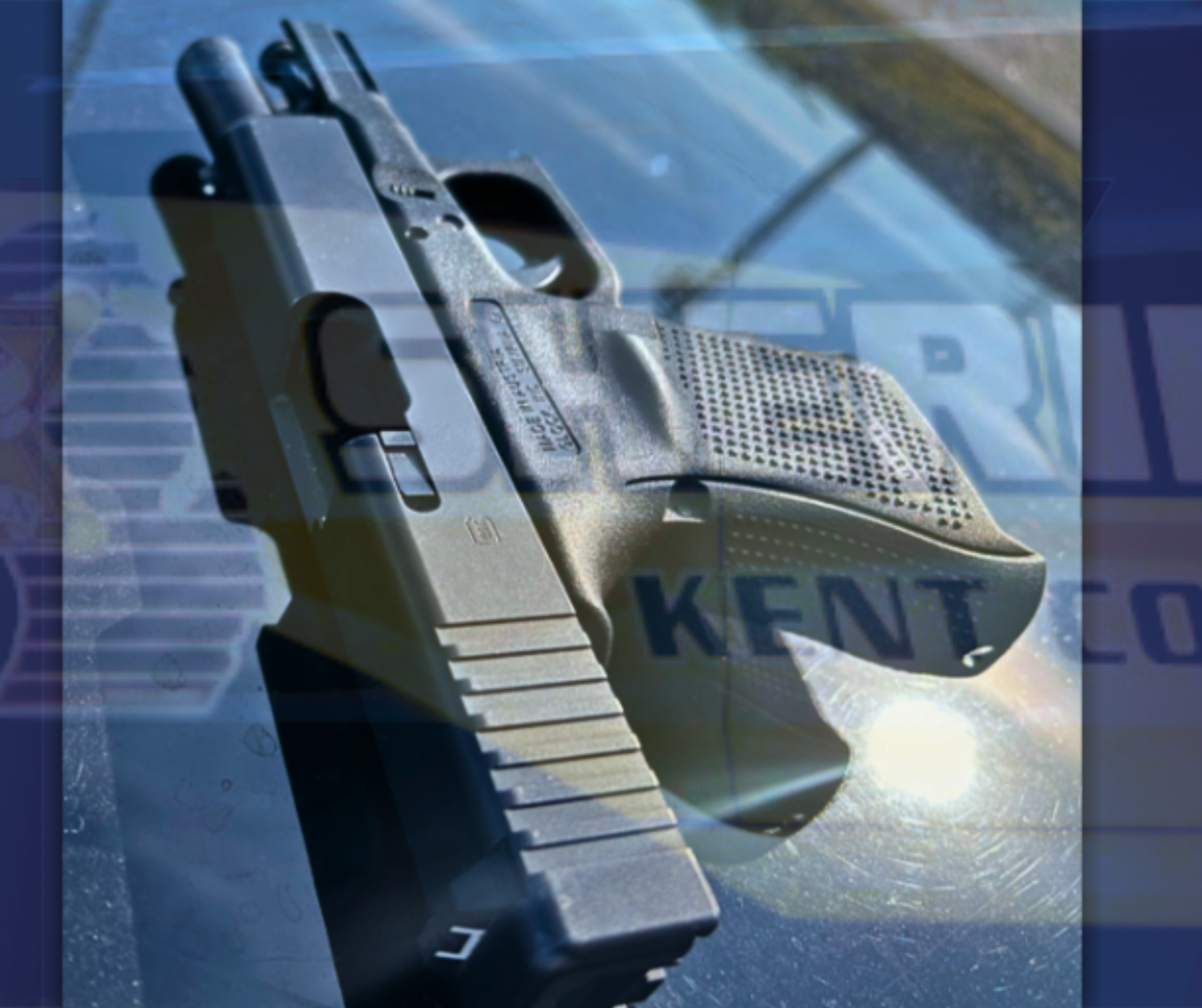 10mm Glock recovered from stop-turned chase, 2 arrests 