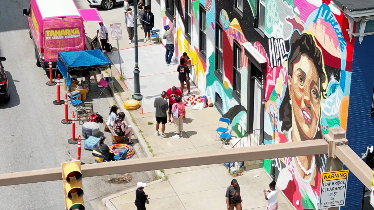 Baltimore community day celebrates Henrietta Lacks with interactive mural honoring the woman behind HeLa Cells