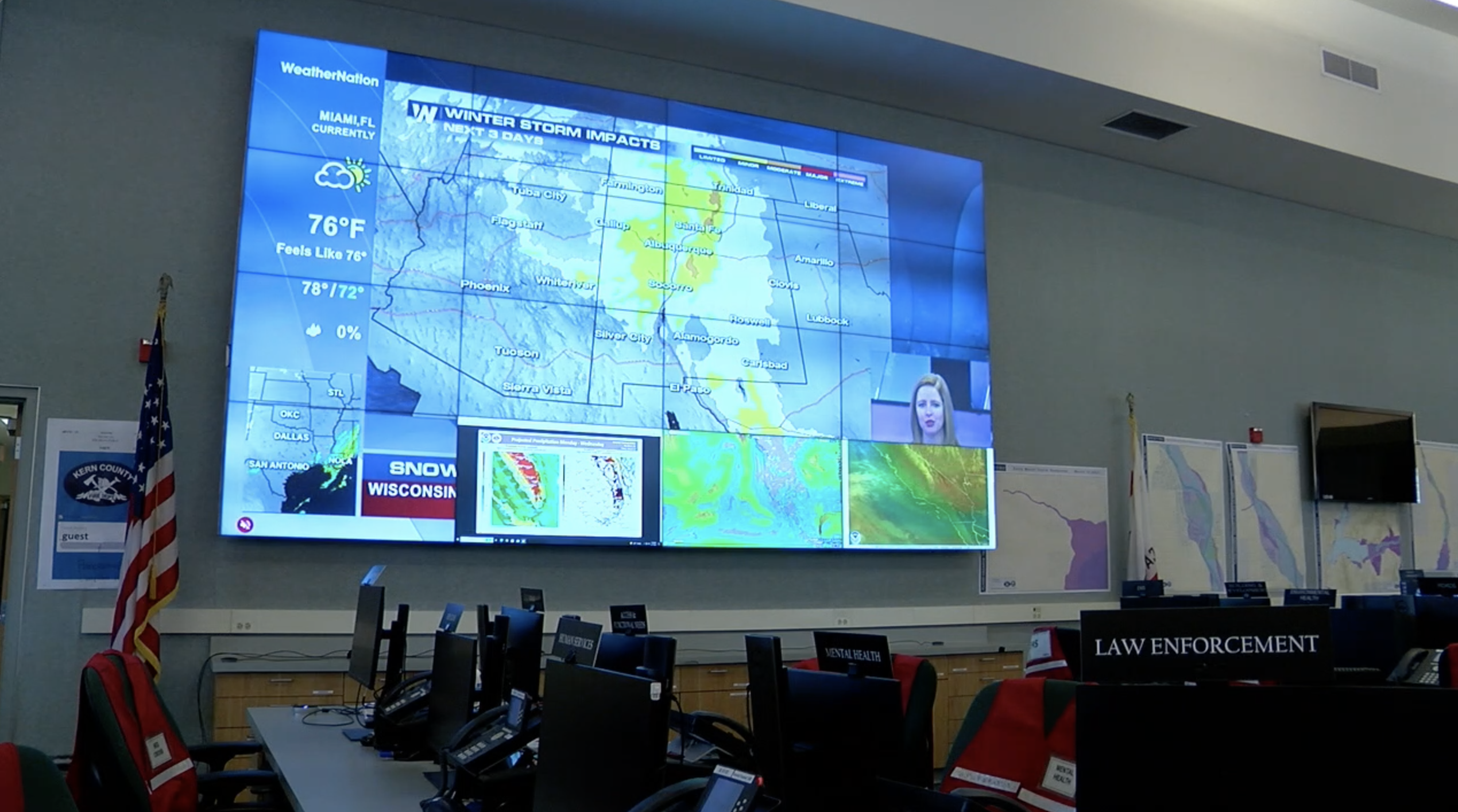 Kern County emergency operations center