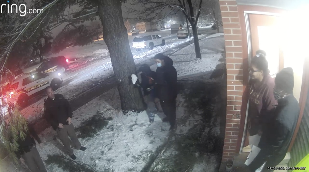 Ring Screenshot from Springfield Man arrested while collecting signatures