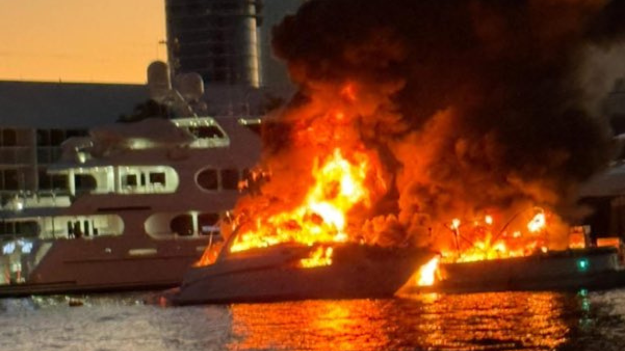 Boat explosion