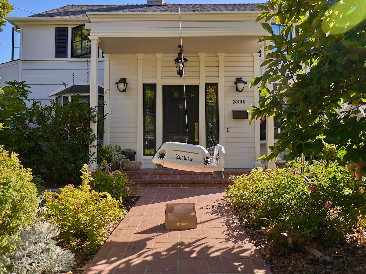 Zipline drone delivery service