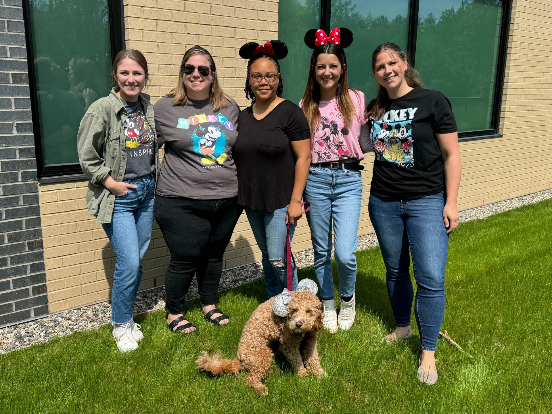 D.A. Blodgett-St. John's donned Disney gear and Mickey Mouse ears to surprise youth with the news in May.