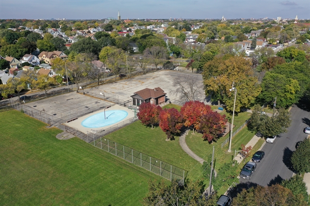Modrzejewski Playfield prior to renovations
