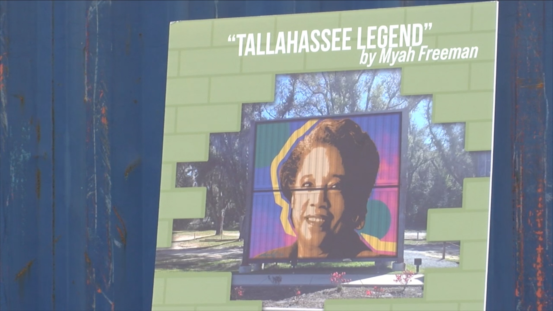 "Tallahassee Legend" by Myah Freeman will be one of several murals
