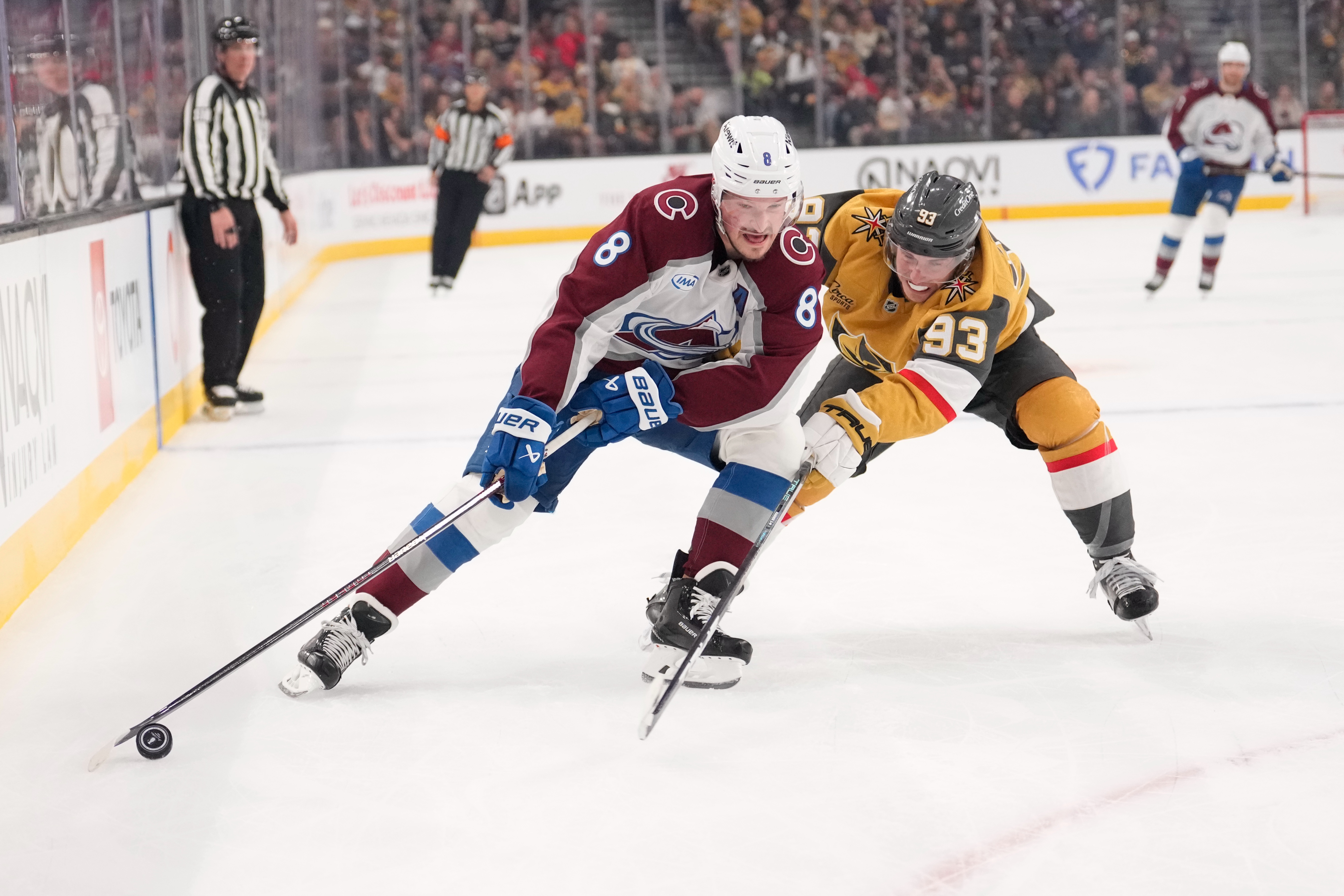 Avalanche Golden Knights Hockey