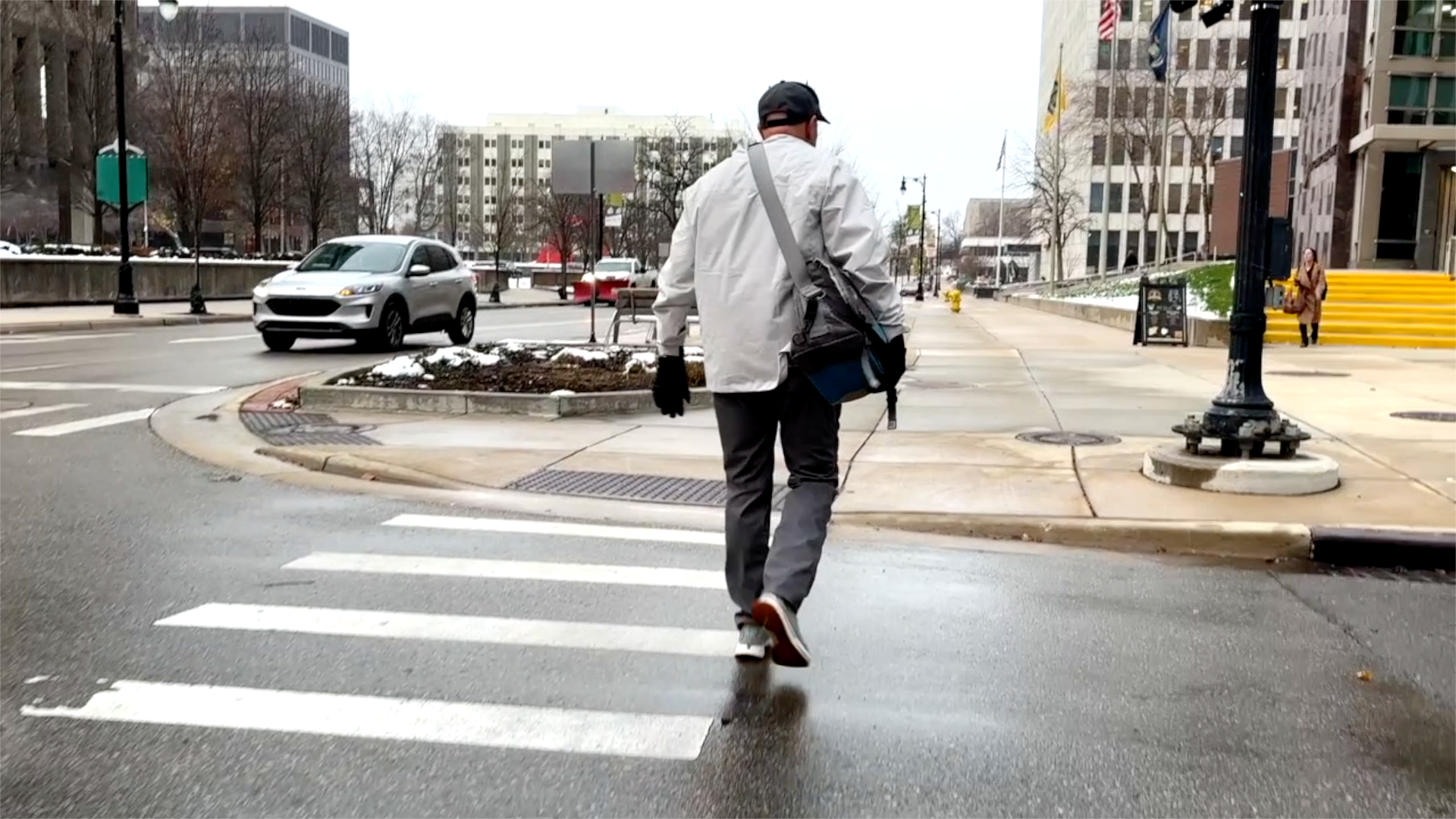'Motion is lotion': Outdoor workers brave the cold during winter storm