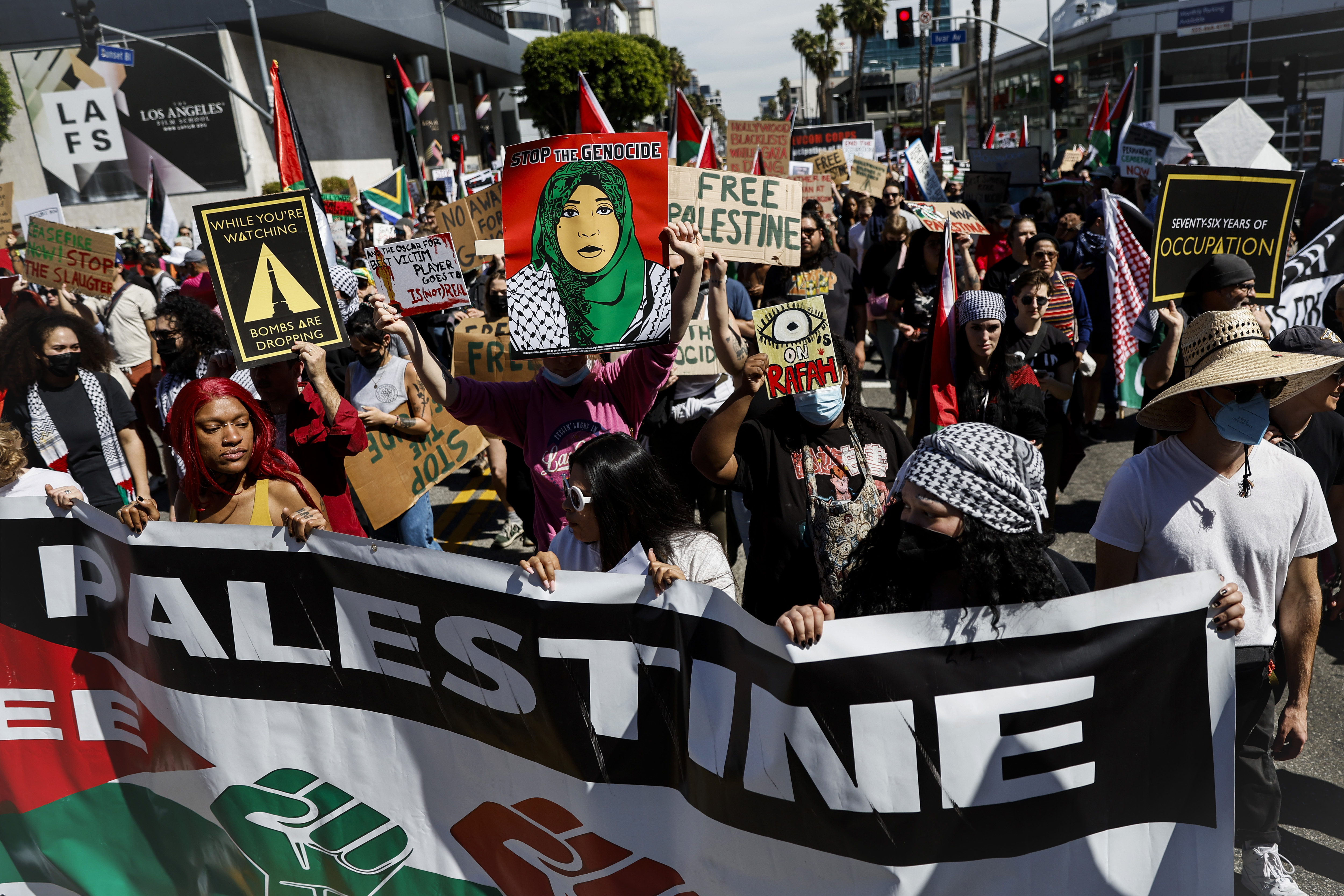 US Israel Palestinians California 