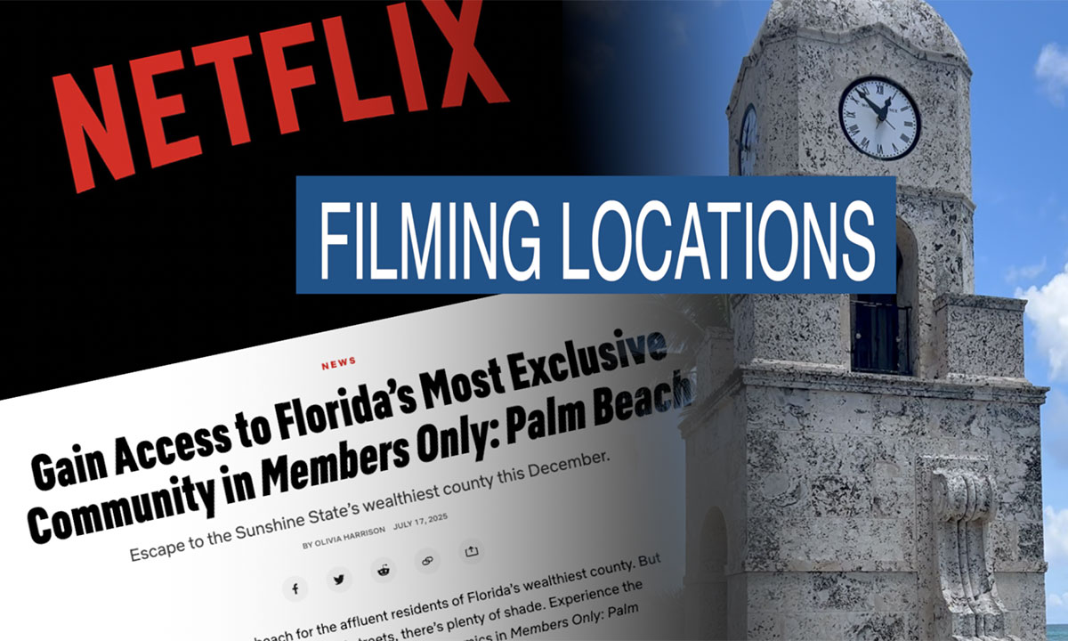 Netflix Palm Beach filming locations 