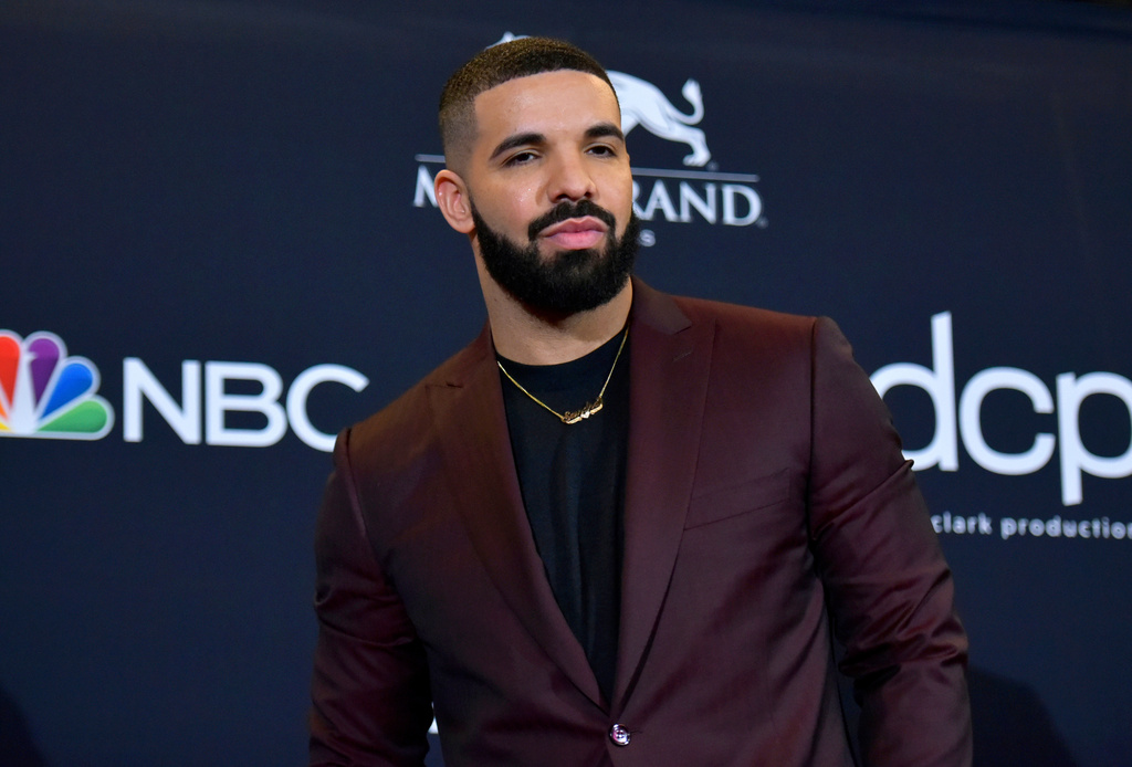 Drake attends the Billboard Music Awards in Las Vegas, May 1, 2019. 