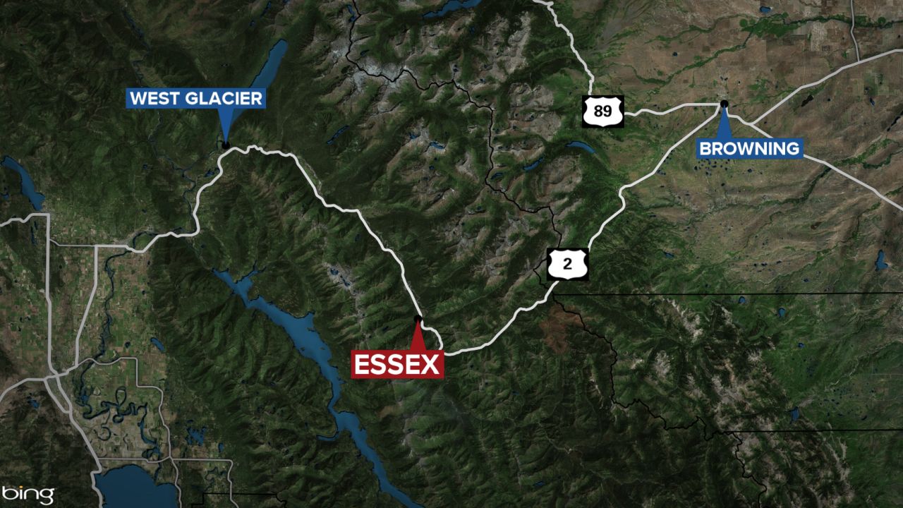 Essex Montana map