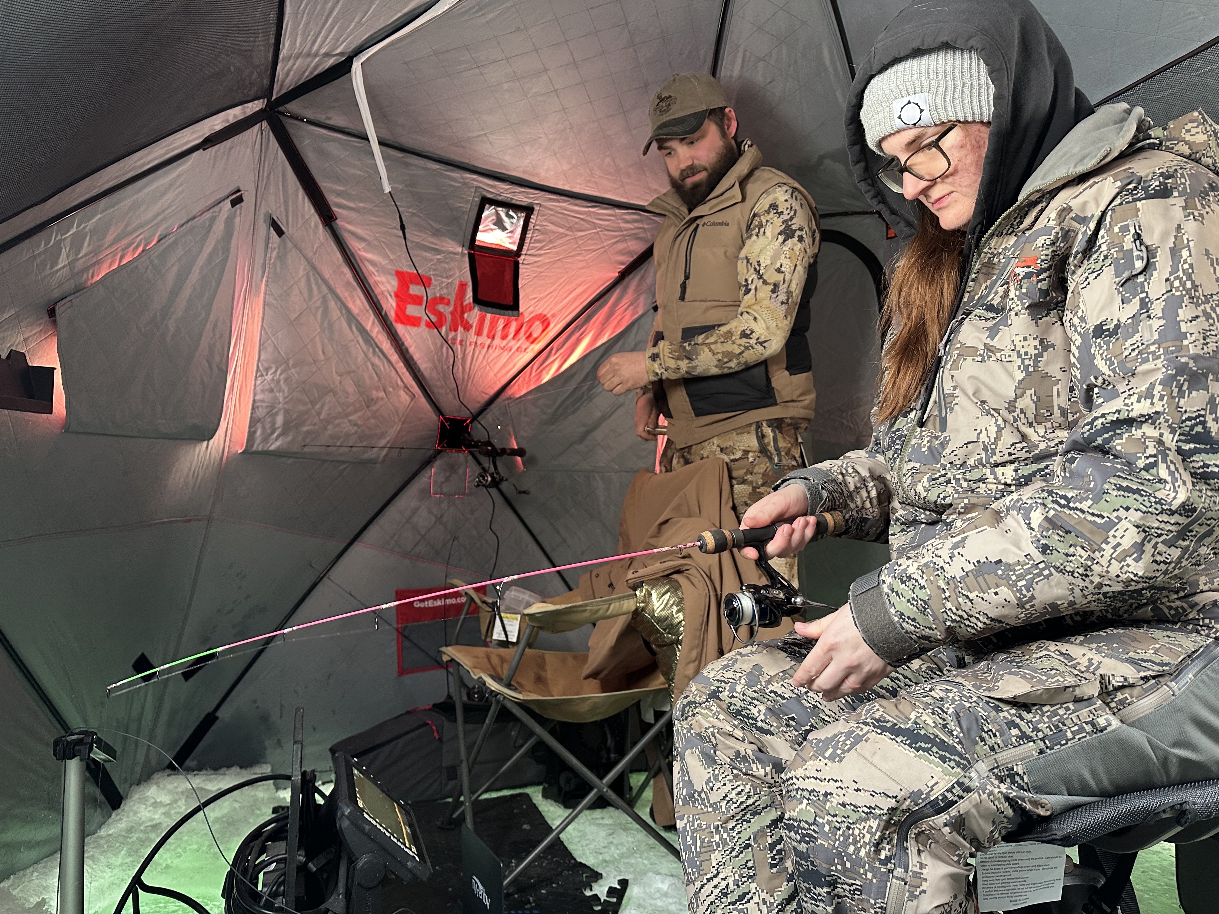The "big catch" is Montana's ice fishing community