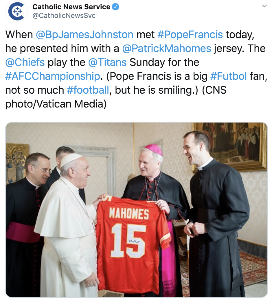 pope chiefs jersey