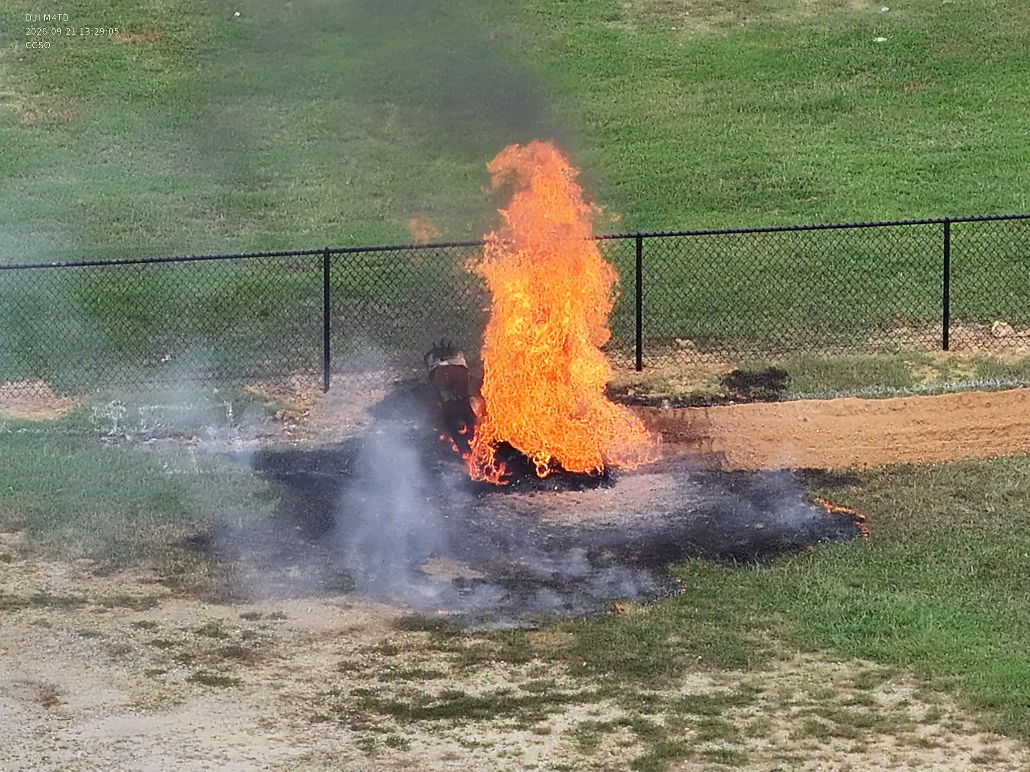  Fire at Chesterfield Fairgrounds